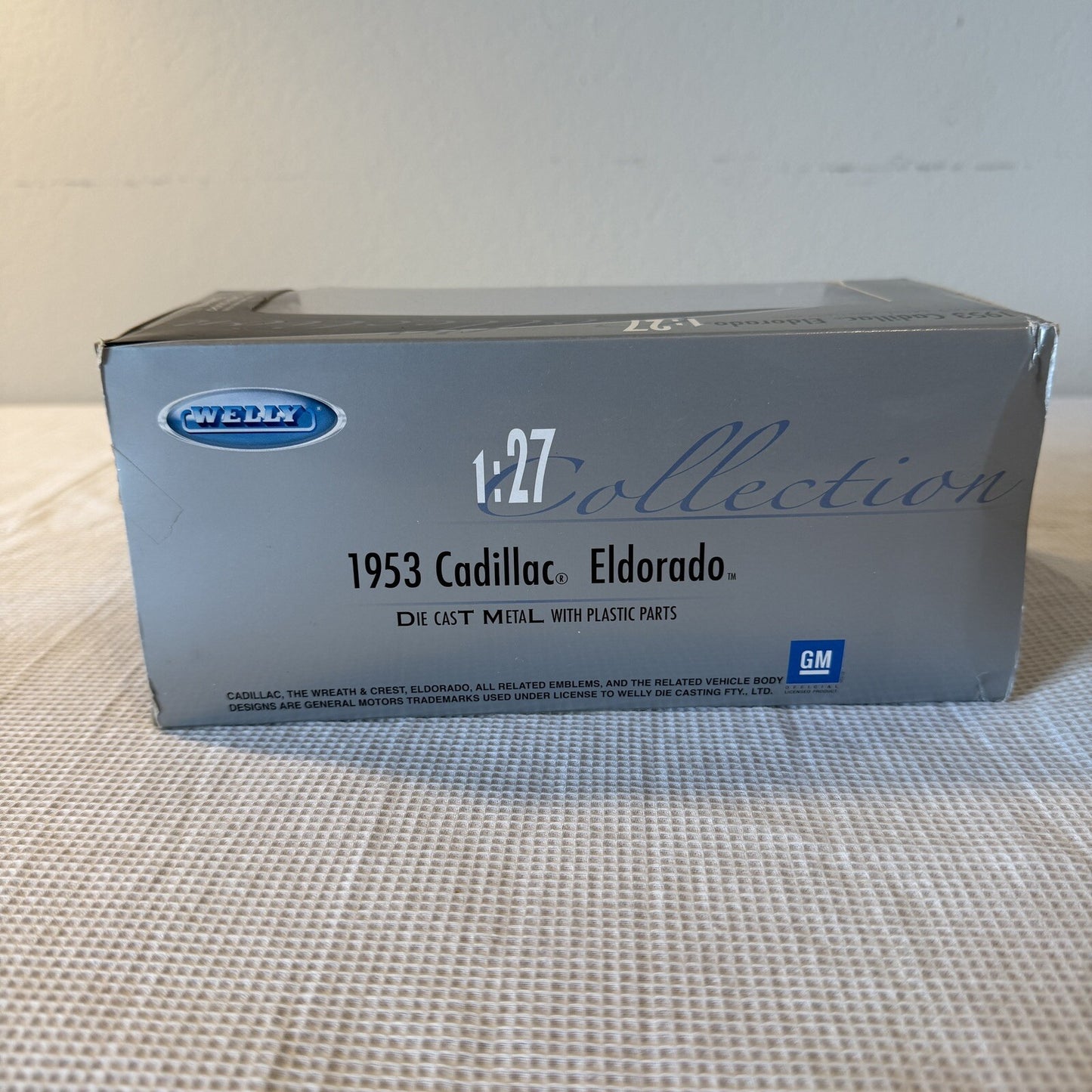 Welly 1953 Cadillac Eldorado 1/27 Collection Black Convertible Diecast Sealed