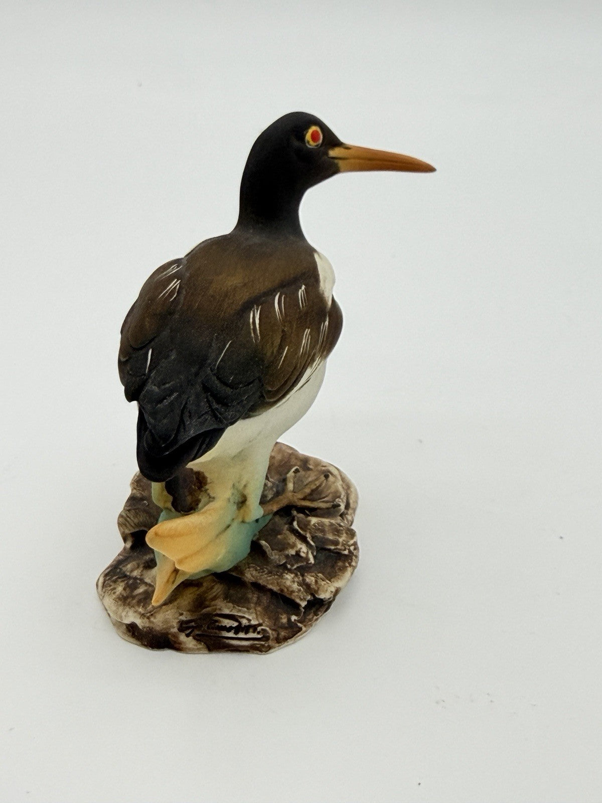 vintage capodimonte Italy Riccardo Pennati American Oystercatcher bird figurine