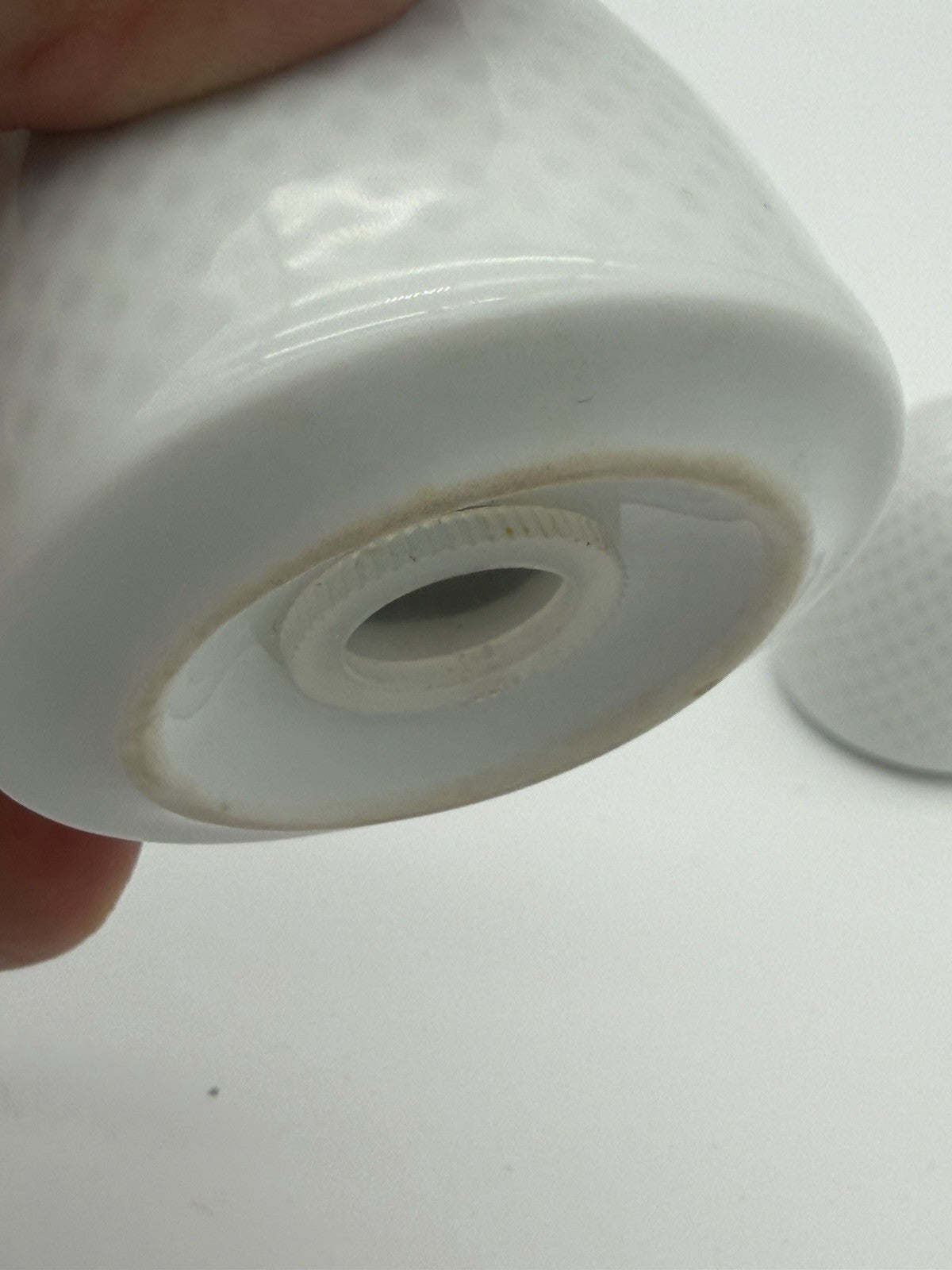 Rosenthal Porcelain Germany White Paneled Salt & Pepper Shakers Egg Shaped