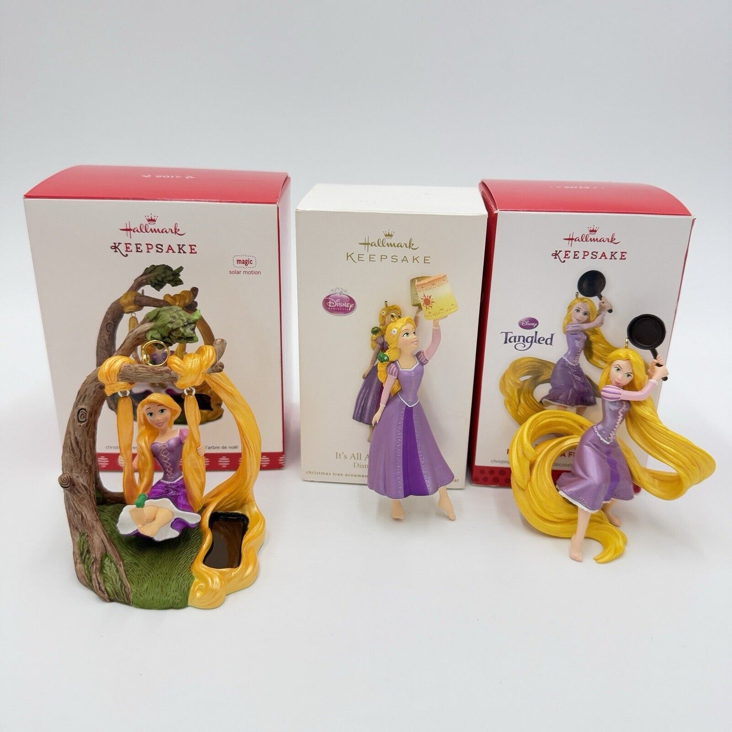 Hallmark Keepsake Disney’s Tangled Rapunzel Christmas Ornaments 2012-2013 2017