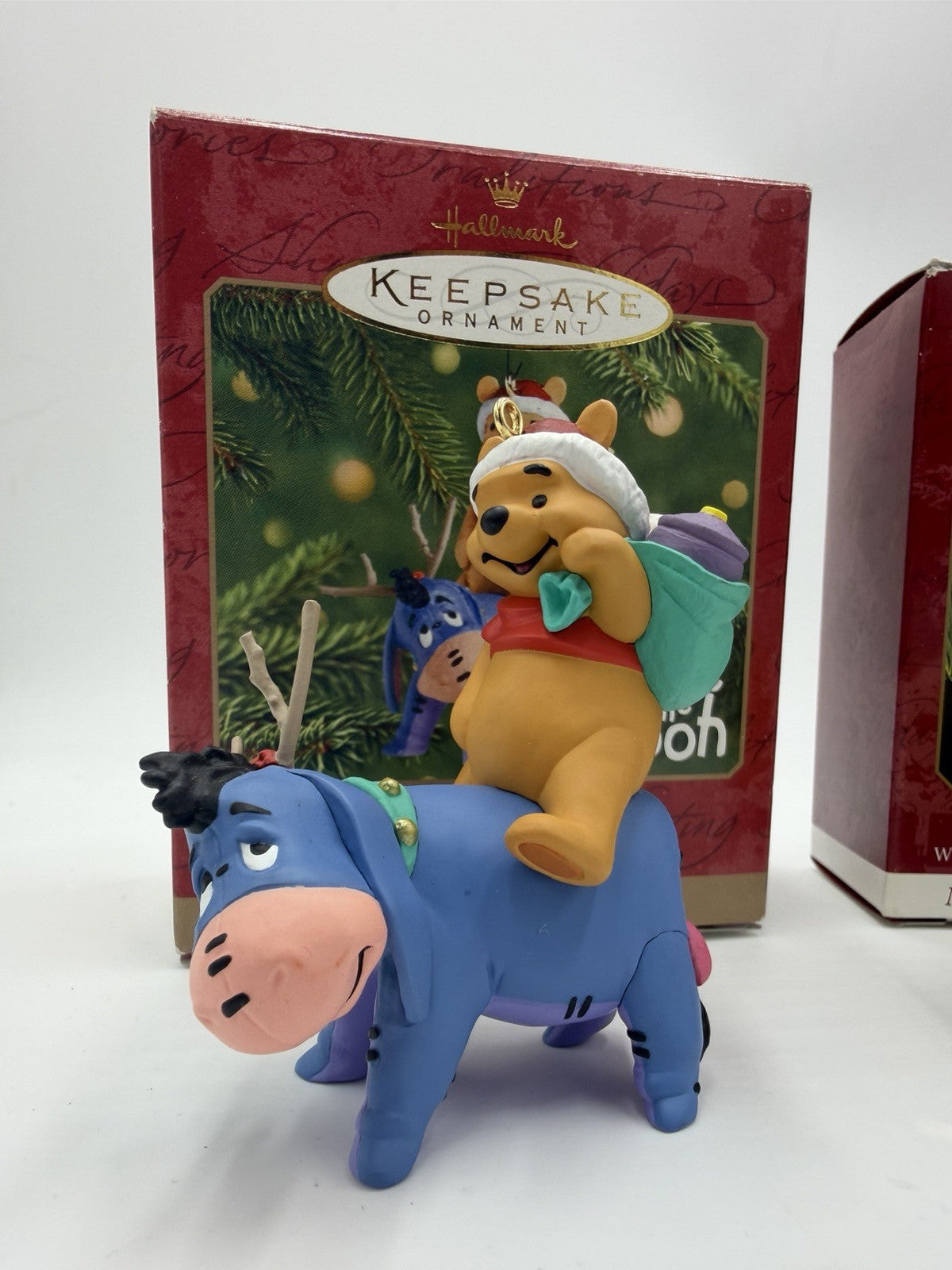 Hallmark Keepsake Winnie The Pooh Christmas Ornaments 3 PCs Vintage 2001