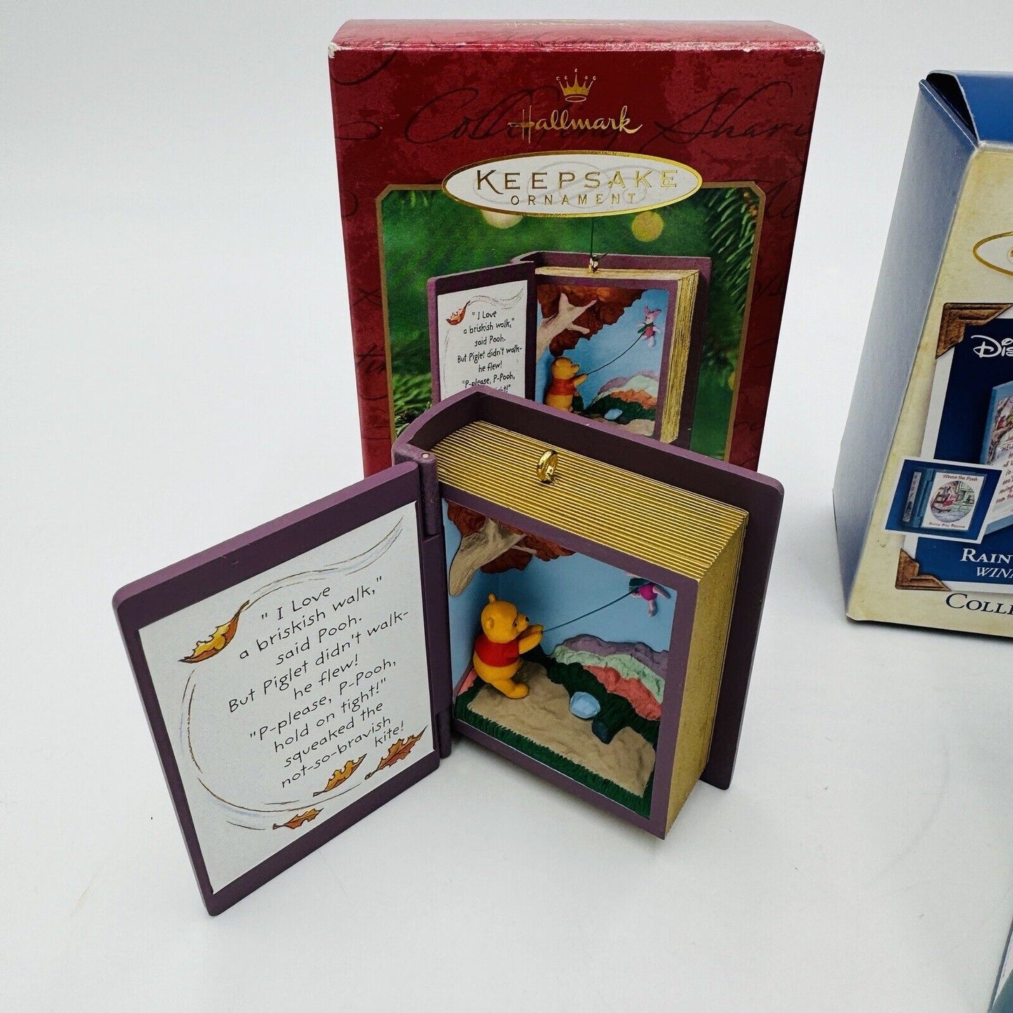 Hallmark Keepsake Ornaments Winnie The Pooh Collectors Series 2000 & 2005