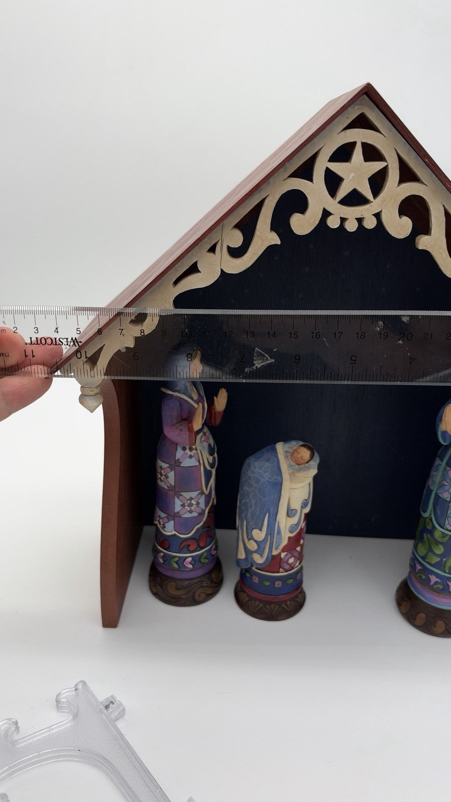 Jim Shore  Bethlehem's Miracle Heartwood Creek Nativity Figurines w Creche