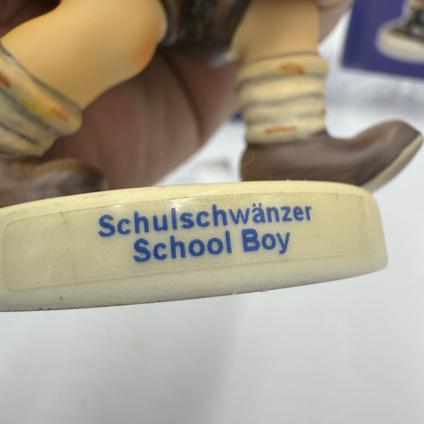 Hummel Goebel "School Boy Porcelain Germany Figurine  #822/0 W/box 4” Vintage