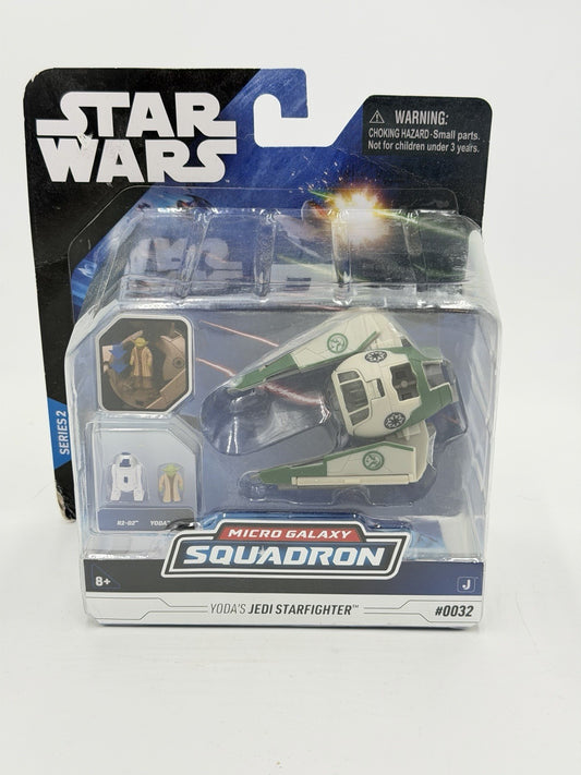 Star Wars Micro Galaxy Squadron Yoda's Jedi Starfighter - Series 2 (A)