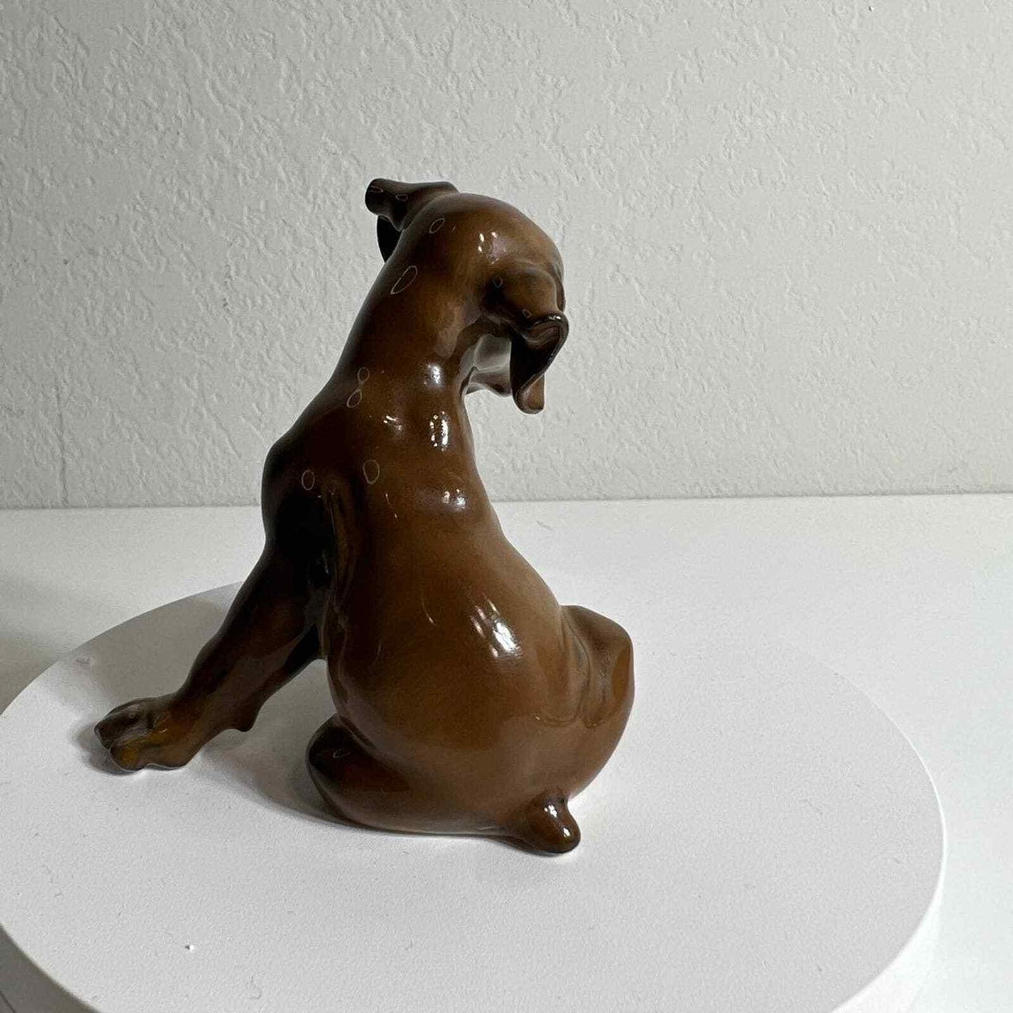 Rosenthal Boxer Dog Figurine Puppy German Vintage Porcelain Germany