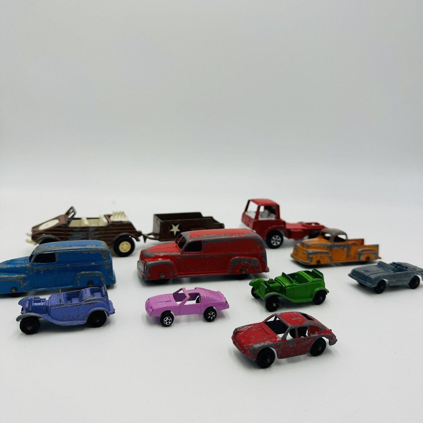 Tootsie Toys Diecast Metal Car Toys 1970’ Lot Chicago USA Mini & Medium Vintage