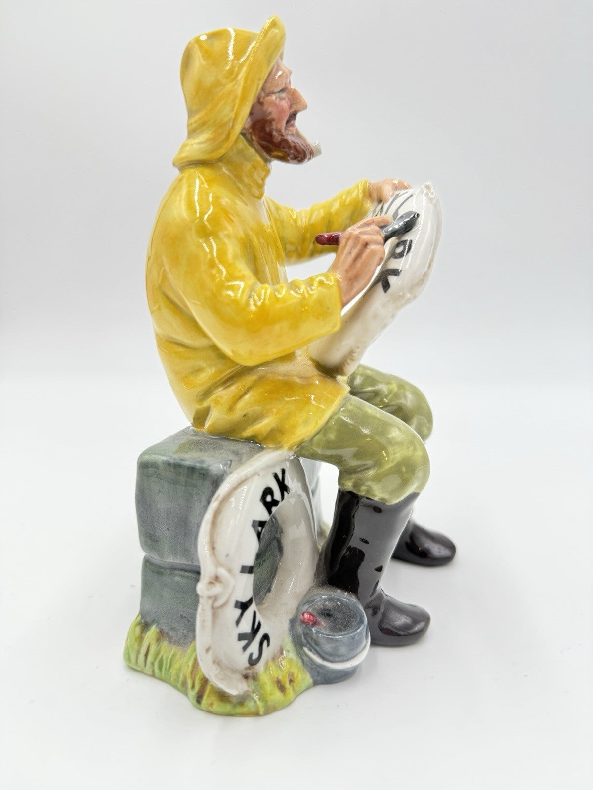 Royal Doulton Sea Characters The Boatman Figurine Skylark HN2417 Porcelain 7in