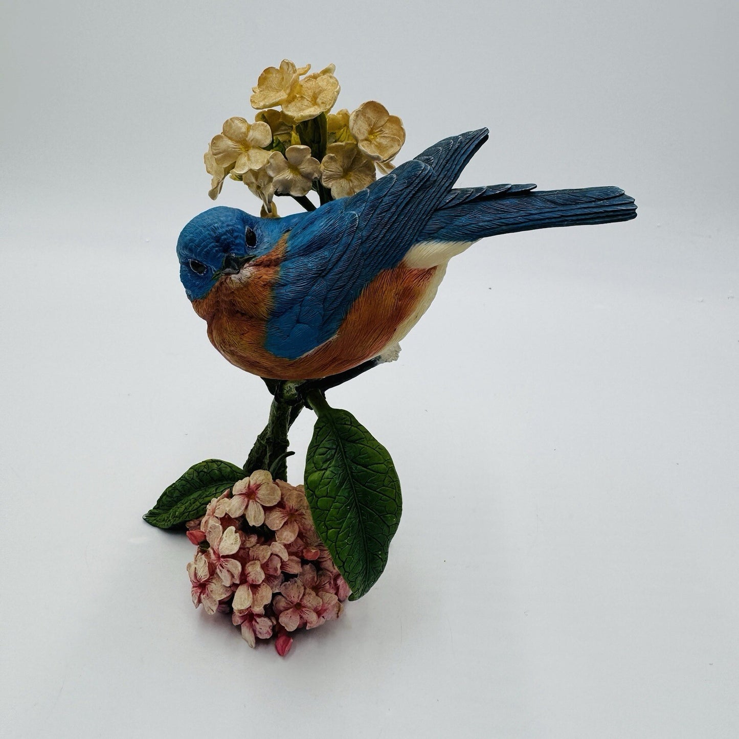 The Danbury Mint Summer’s Song Blue Bird Figurine By Bob Guge Vintage