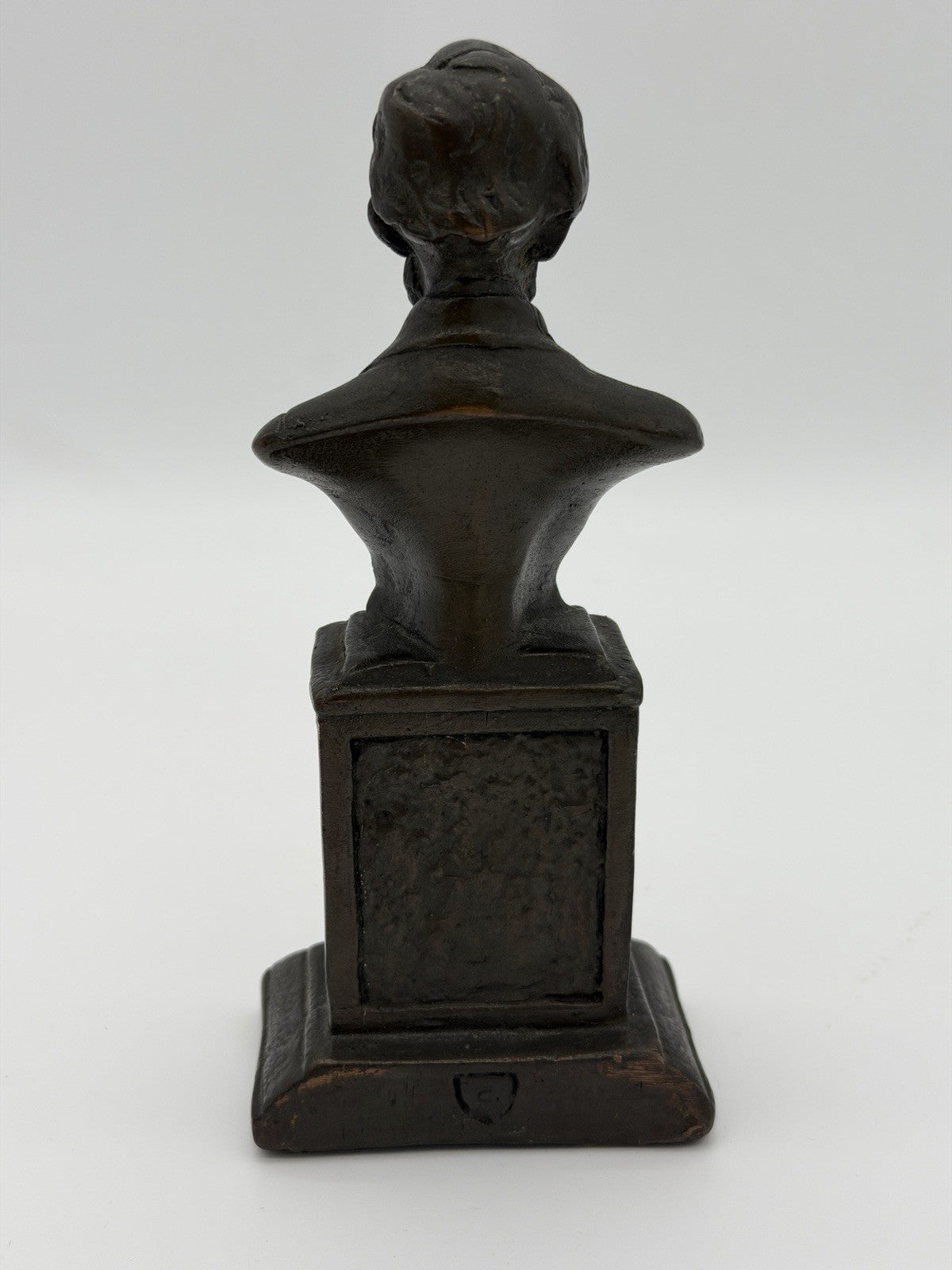 Vintage Armor Bronze Abraham Lincoln Bust Sculpture New York c1940s