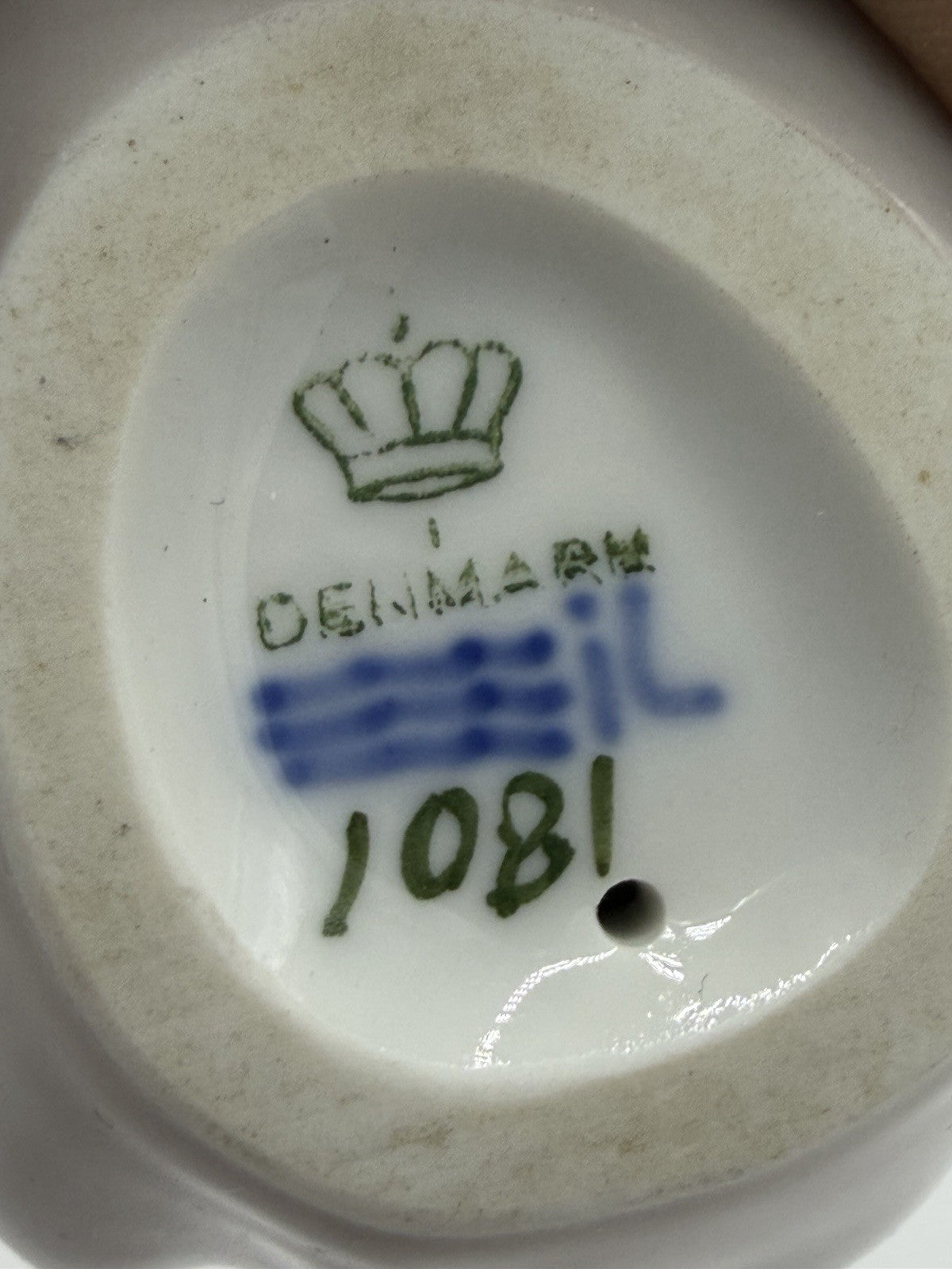 Royal Copenhagen Porcelain Sparrow Birds #1081 & #1519 Figurines Denmark Vintage