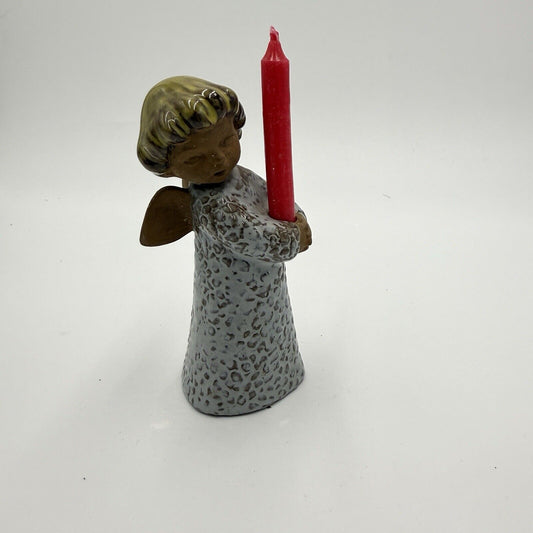 Goebel Terracota Angel Candle Holder GRA 258 Figurine 1965 West Germany Vintage