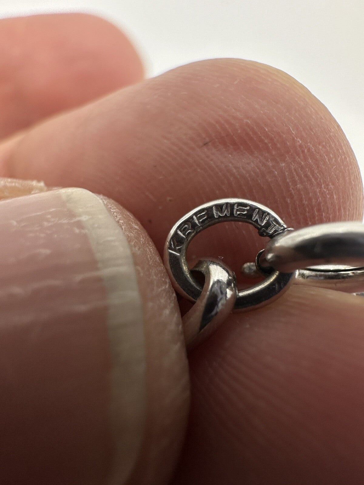 Krementz Bracelet Women's Jewelry Sterling Silver Green Glass Jade Vintage Mark