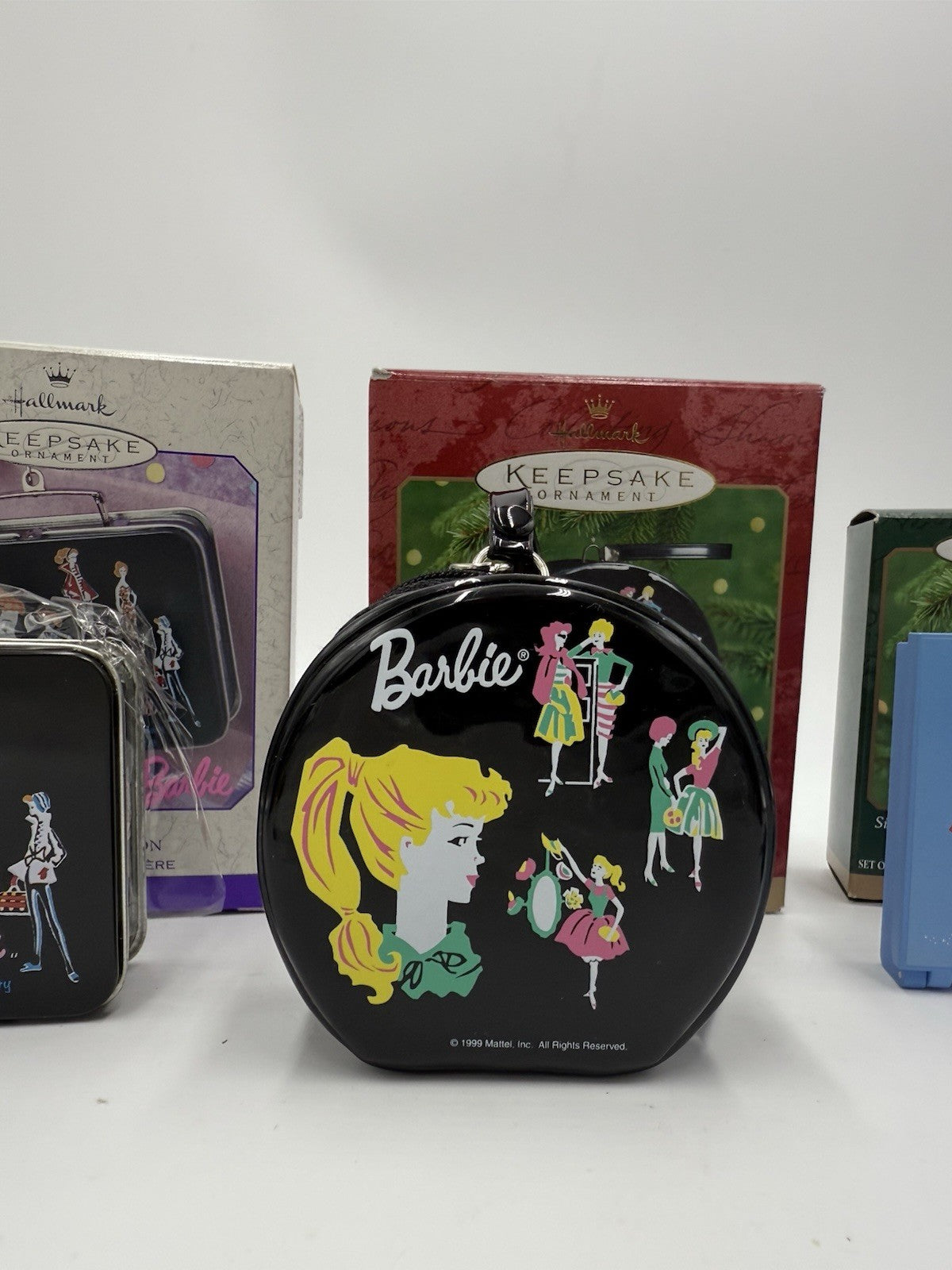 Hallmark Barbie Keepsake Travel Case Hand box Shoe Shopping Bag Ornaments