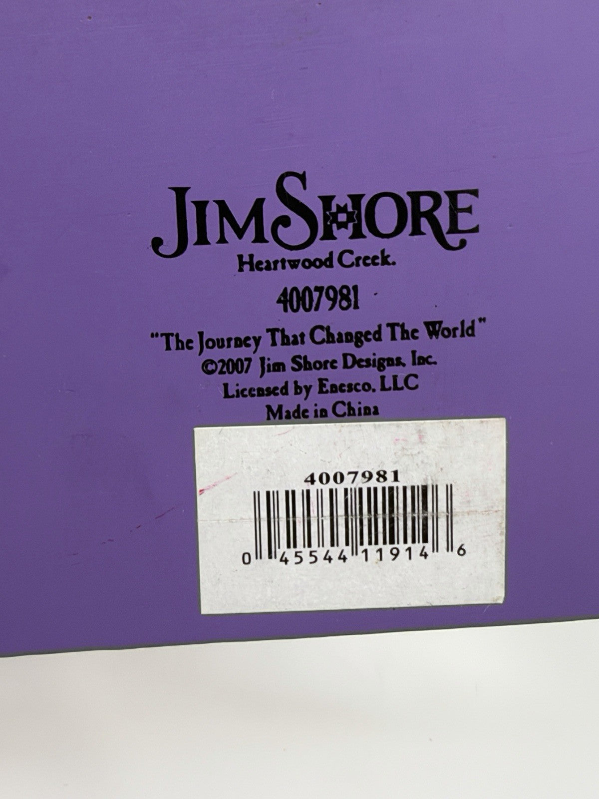 Jim Shore The Journey That Changed World Mary Joseph Donkey Figurine 2007