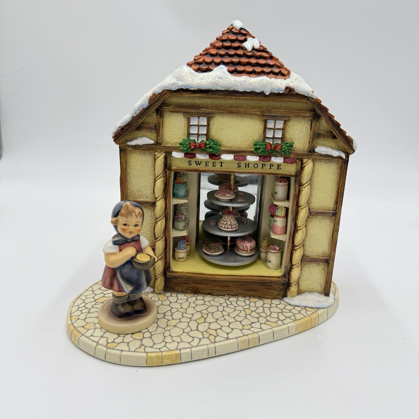 Goebel 2007 Bakery Display Sweet Shoppe Christmas Village Music Box