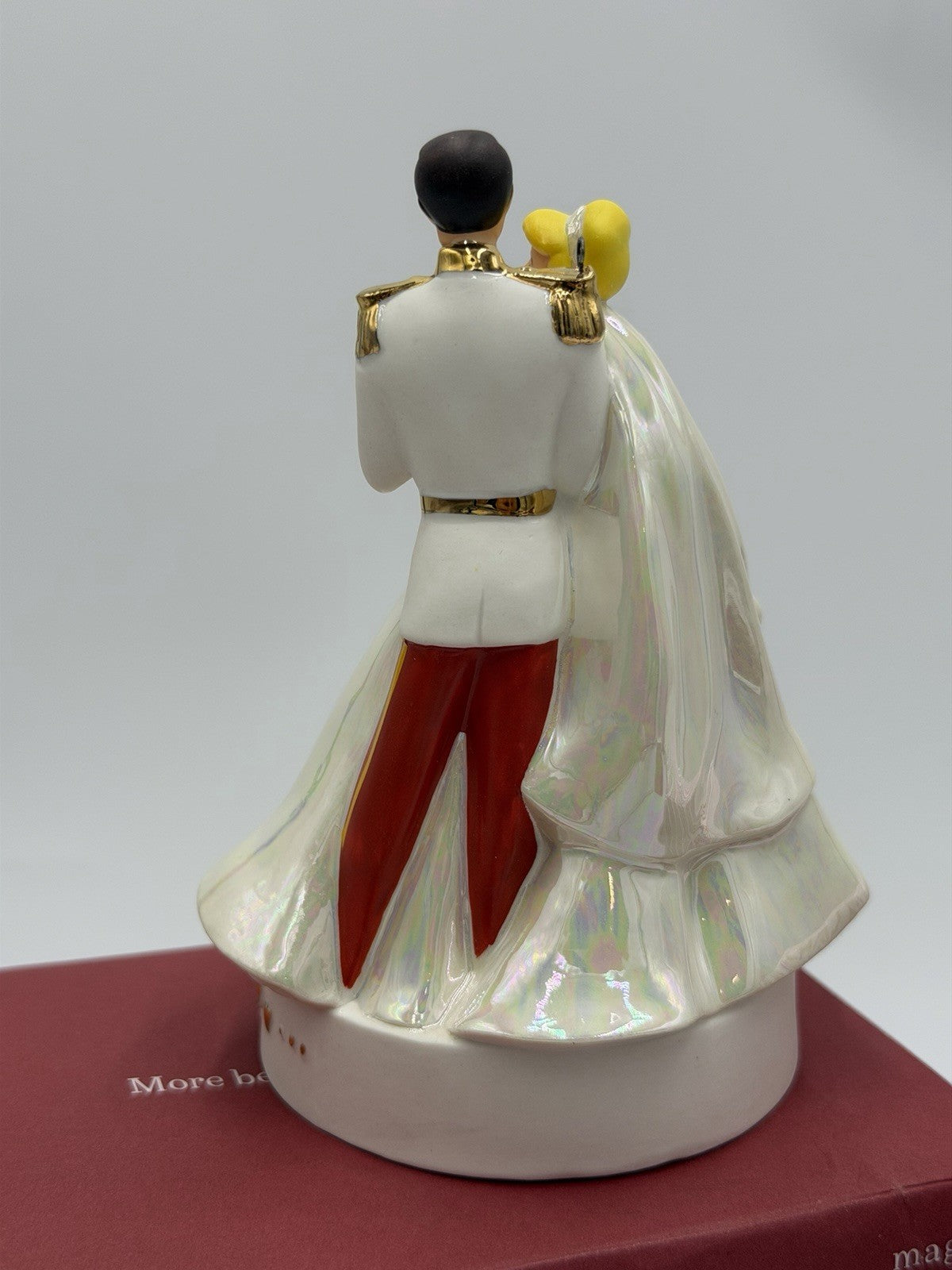 Hallmark Keepsake Disney Cinderella Wedding Porcelain Magic Sound Ornament