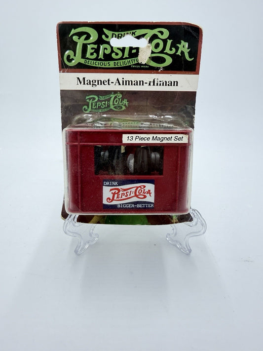 Pepsi Cola Aiman-Himan Crate Magnet 13 Piece #33704 Collector's Edition 1996 Vtg