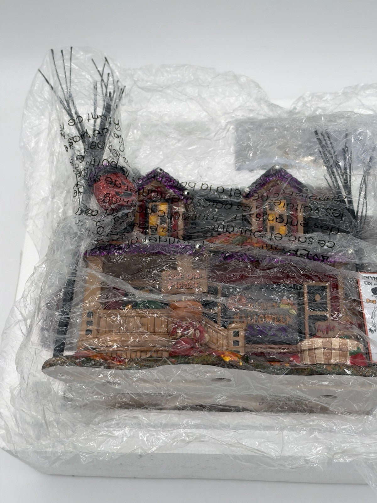 Department 56 Halloween Trick Or Treat Lane Party House Village Collection Boxed