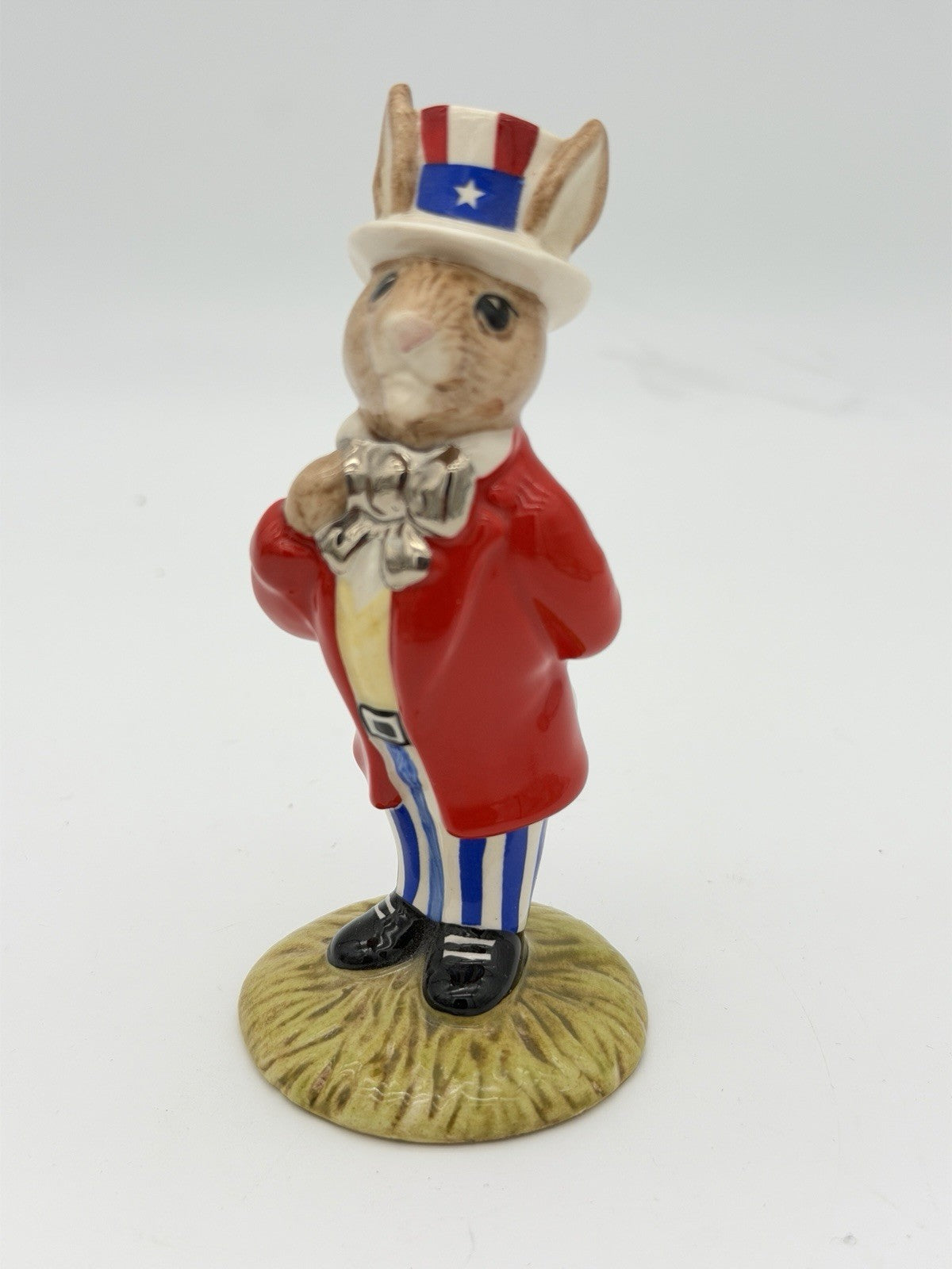 Royal Doulton Porcelain  Uncle Sam Bunnykins DB 175 Americana Painted Figurine
