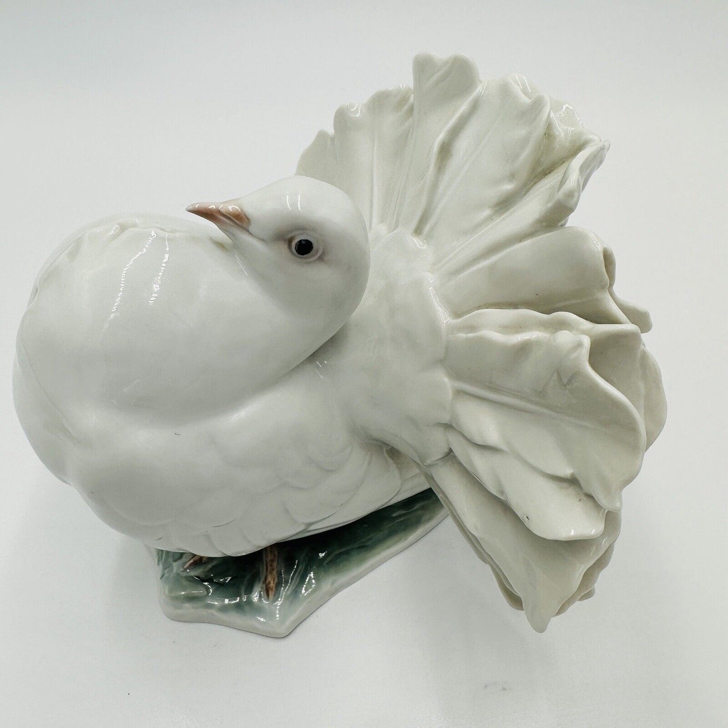 Rosenthal Dove Figurine Porcelain White Hand-painted Signed Decor German Art