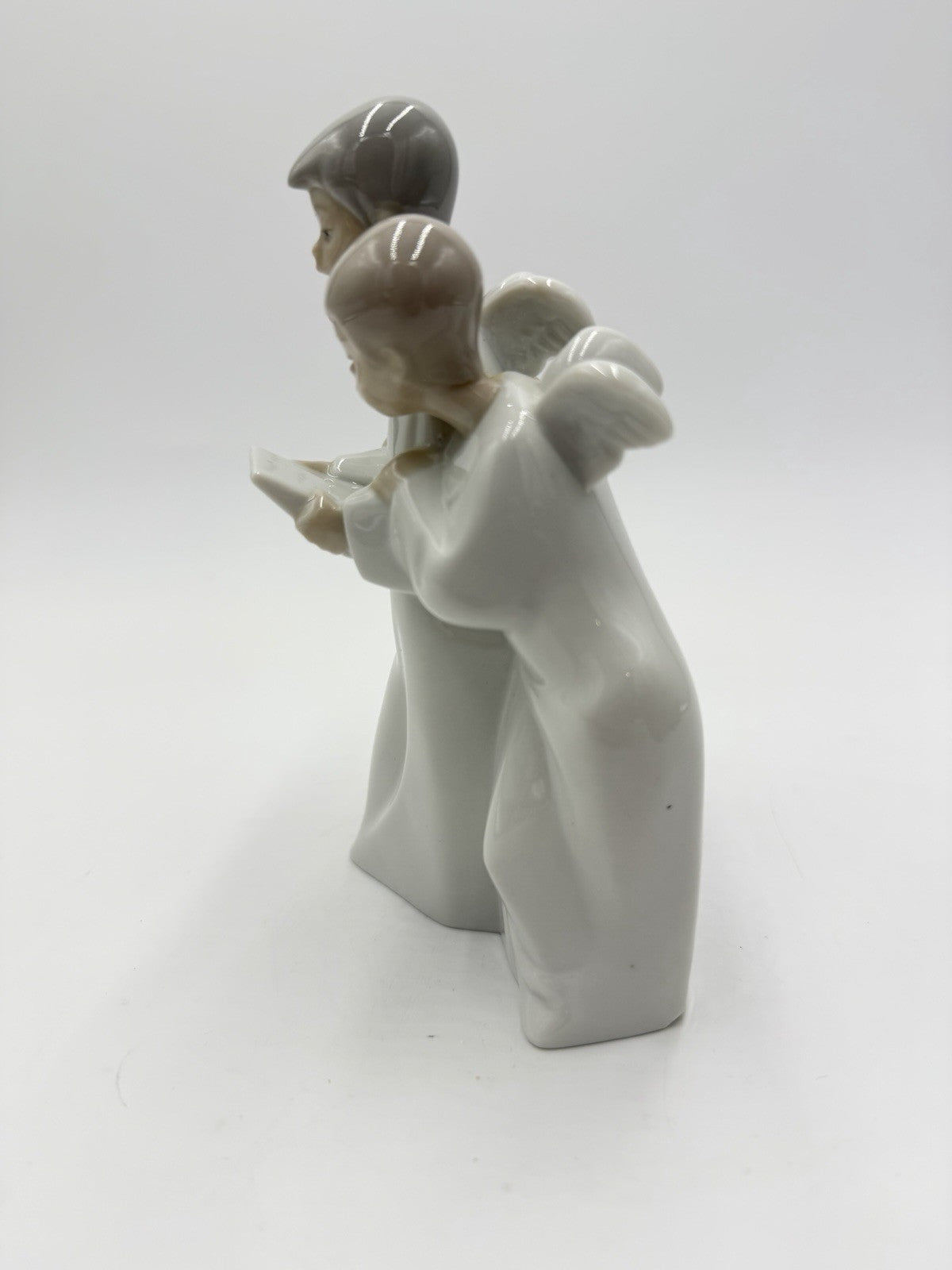 Nao By Lladro Spain Porcelain 3 Angels Boys Singing Choir Figurine 6.5” H Rare