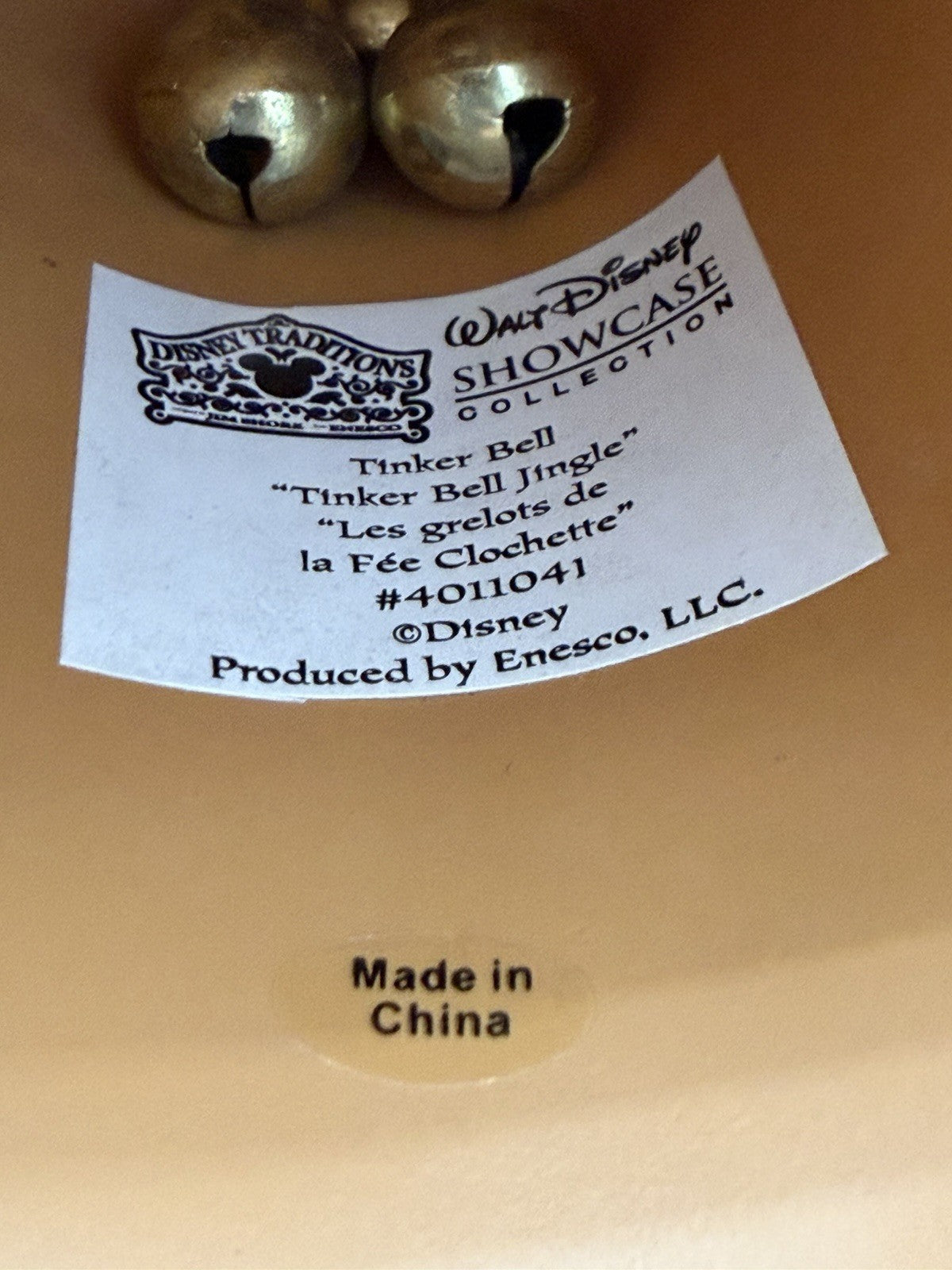 Jim Shore Walt Disney Showcase Tinker Bell Jingle Christmas Sculpture 9.5”H