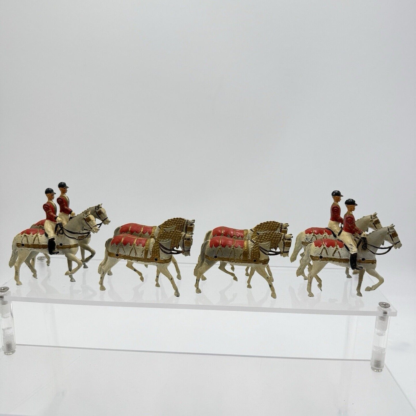 Britains LTD QUEEN ELIZABETH CORONATION (Only Horses)1953 England Metal Horses