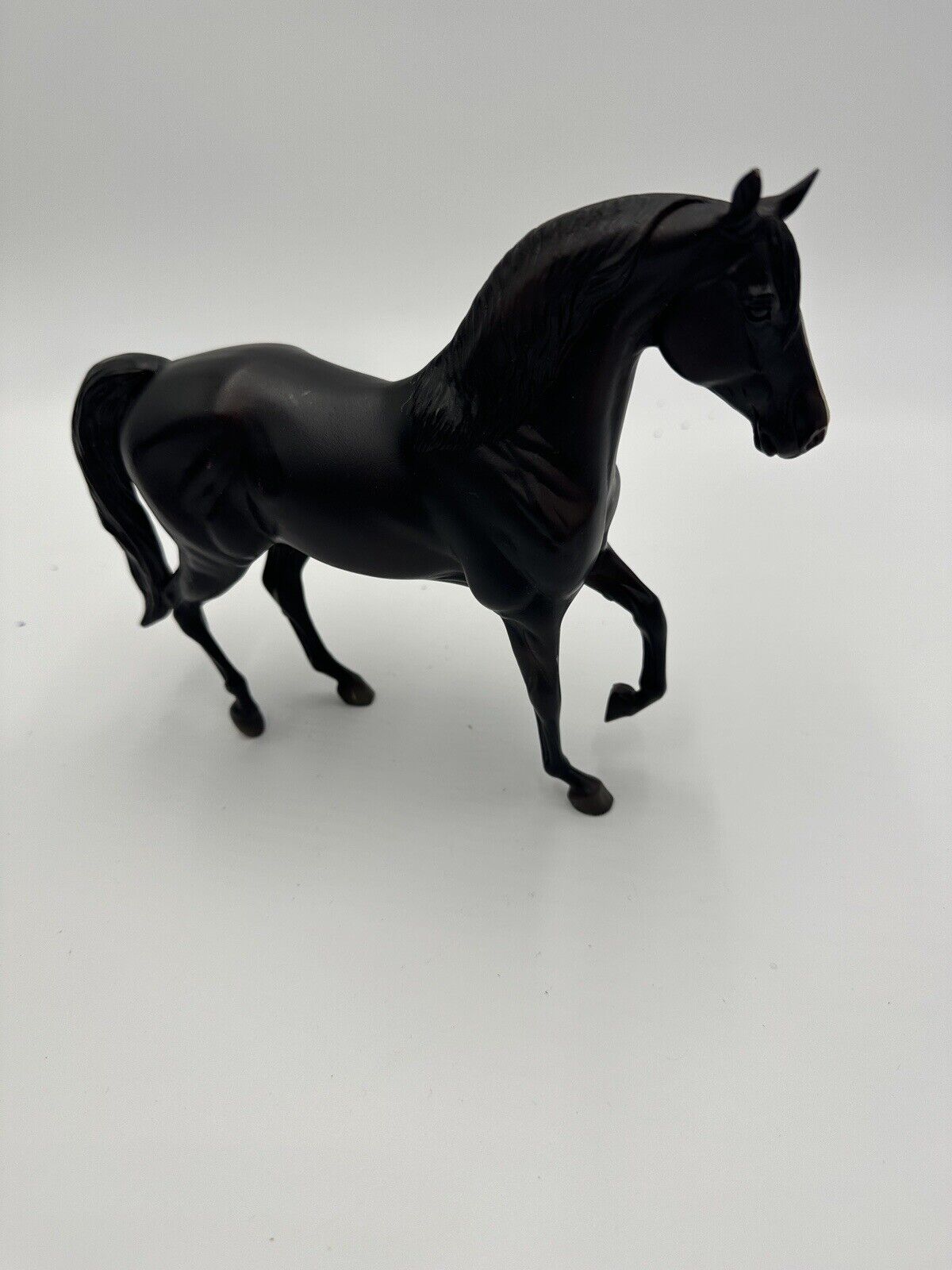 Breyer Horse Pair Raven Black Morgan And Classics Black Thoroughbred Toys