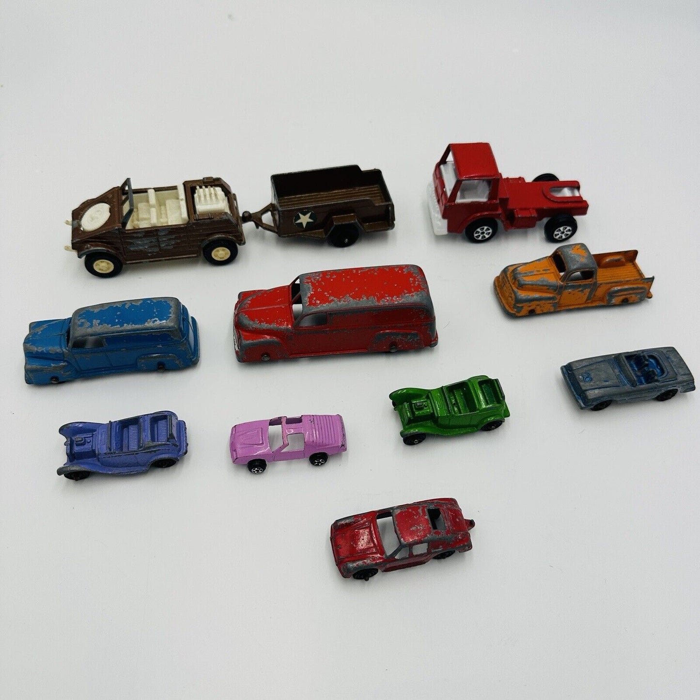 Tootsie Toys Diecast Metal Car Toys 1970’ Lot Chicago USA Mini & Medium Vintage