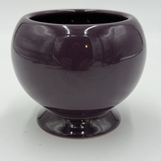 1998 Fiestaware USA Plum Stoneware Sugar Bowl Ceramic 3” Vintage