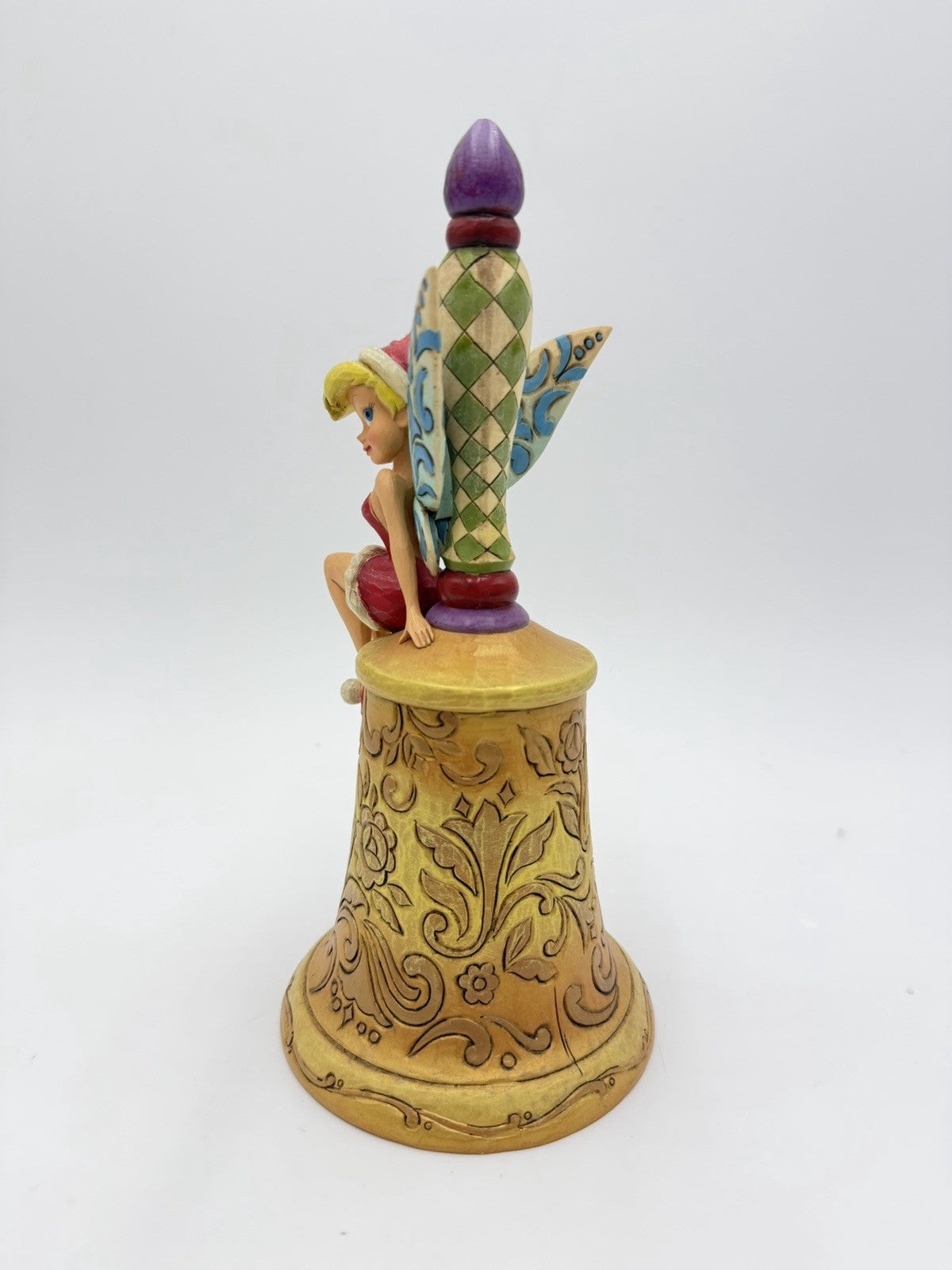 Jim Shore Walt Disney Showcase Tinker Bell Jingle Christmas Sculpture 9.5”H