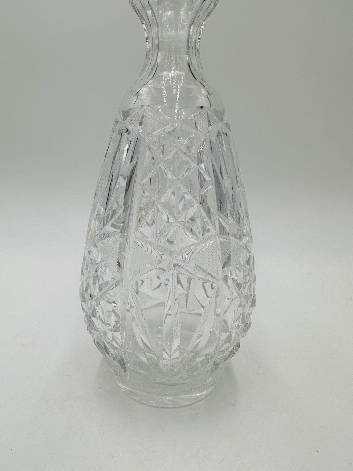 Cristal De Lorraine Decanter Crystal French Midcentury Cut from 1950s # 49 Mark