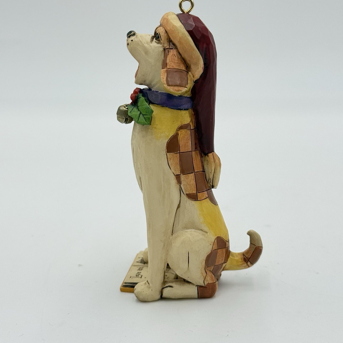 Jim Shore Heartwood Creek Christmas Caroling Dog Ornament #4011162.