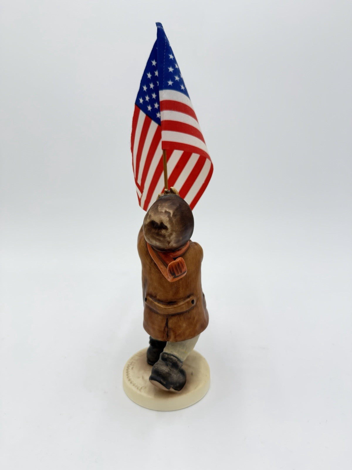 Hummel Goebel Germany Porcelain Call To Glory #739/1 USA Flag 5.75” Figurine