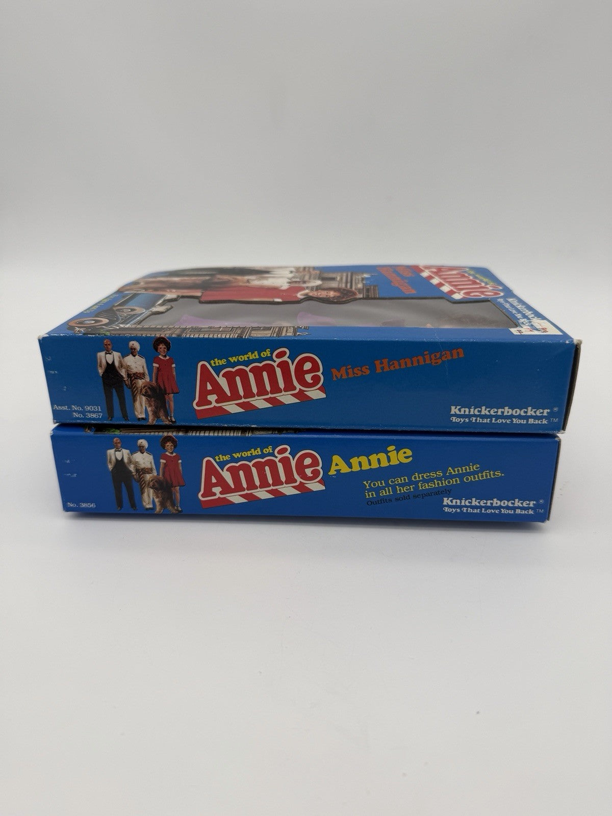 Rare Knickerbocker 1982 The World of Annie & Miss Hannigan Dolls Figurines Seald