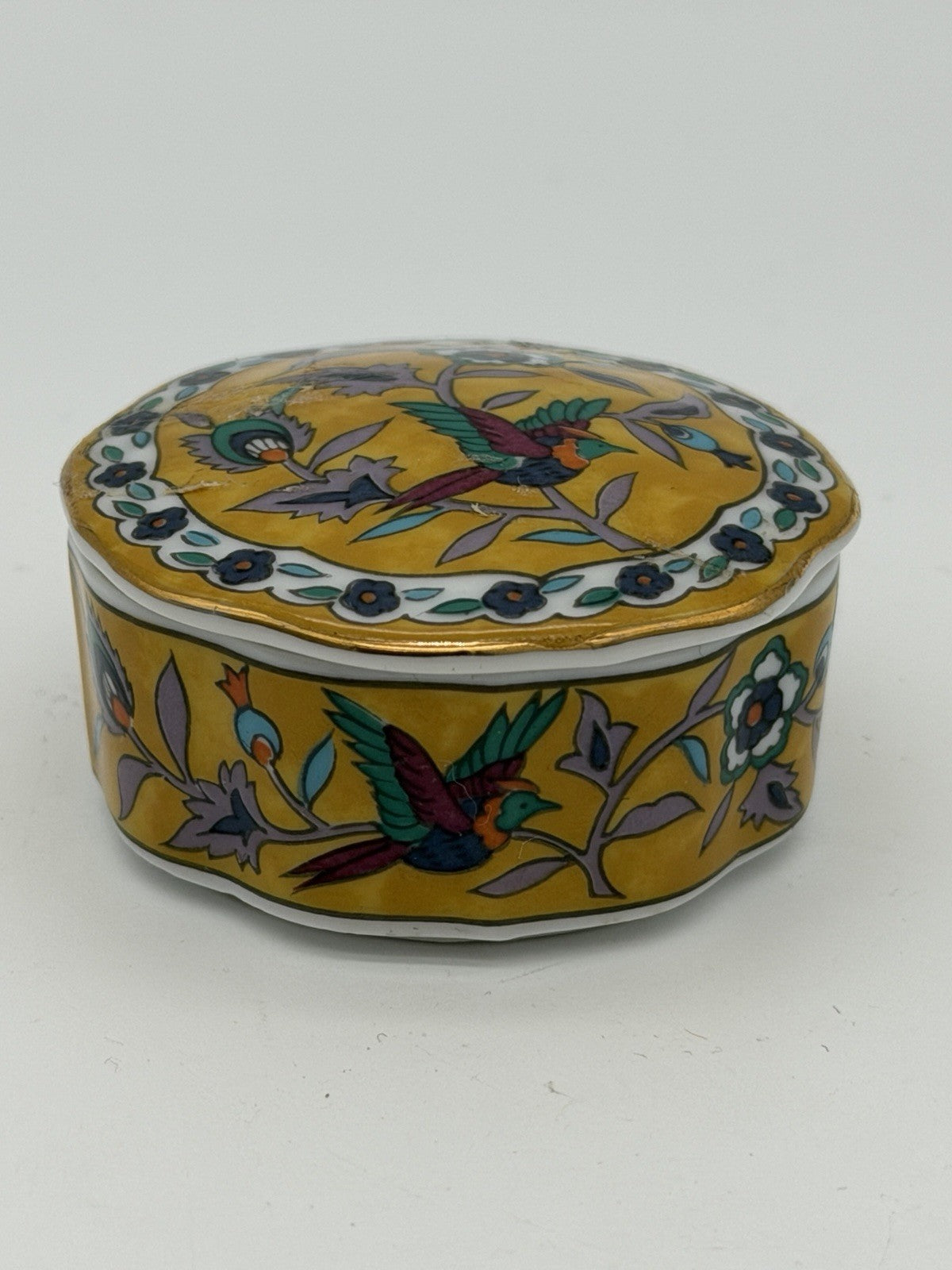 Takahashi Pottery Japanese Porcelain San Francisco Asian Kutani Miniature Set 2”