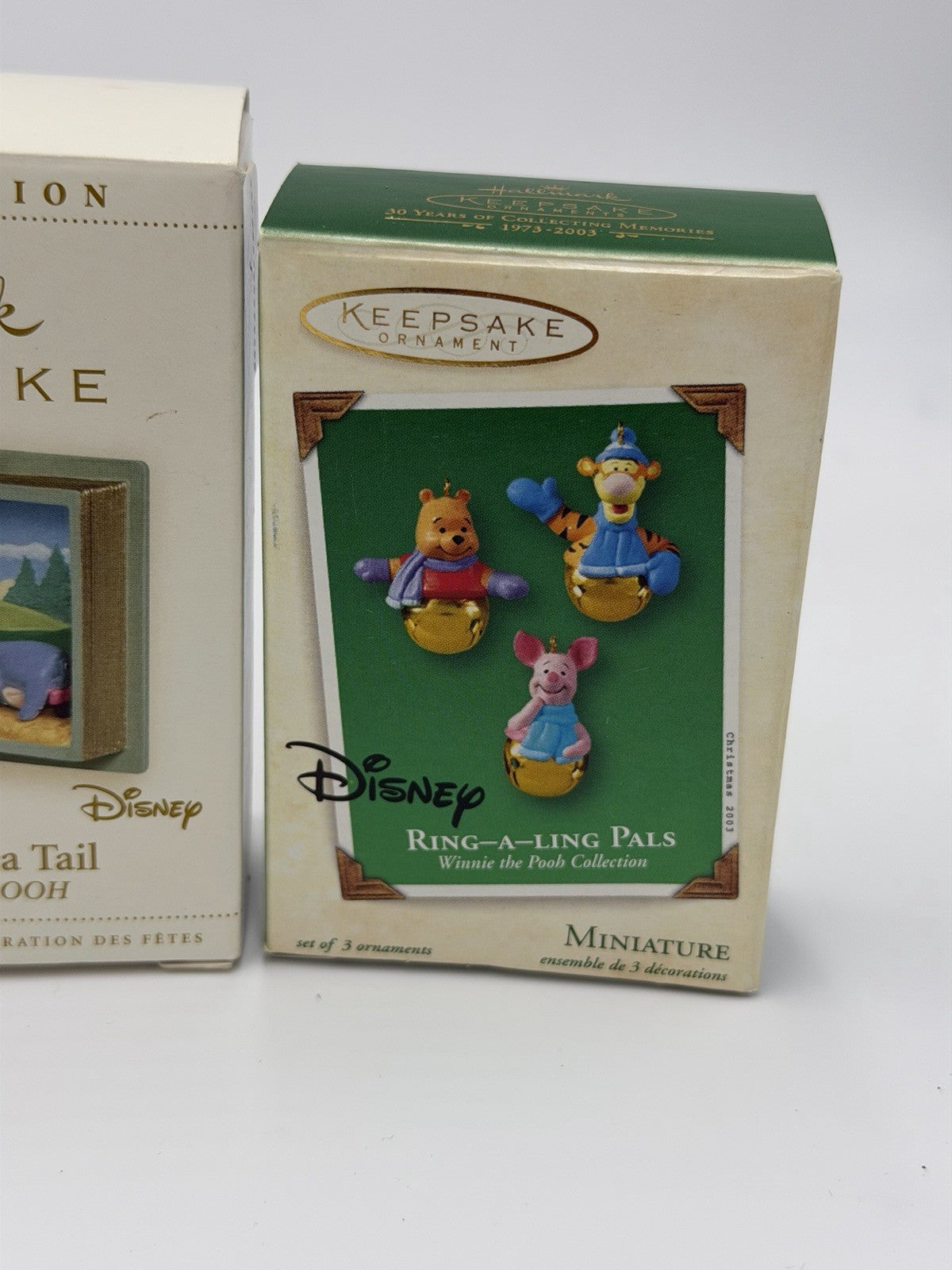 Hallmark Disney Winnie The Pooh Collector Series Mini Books Ornaments  6 Pcs