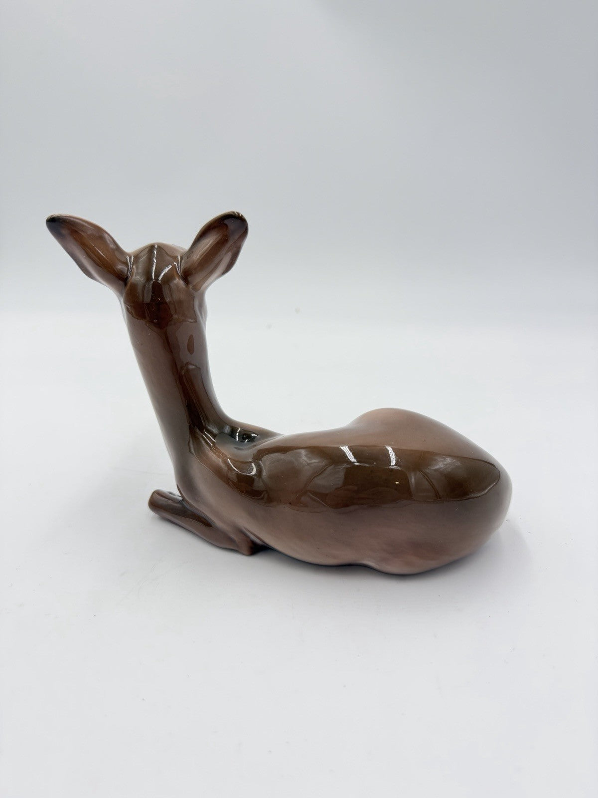 Dahl Jensen Copenhagen Denmark Porcelain Hand Painted deer Lying Figurine #1147