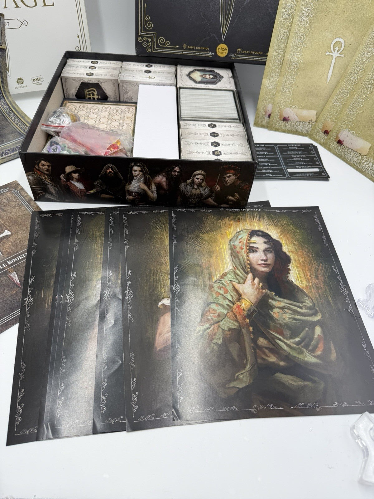 Vampire The Masquerade Heritage A Legacy Board Game 1306-1997 Used