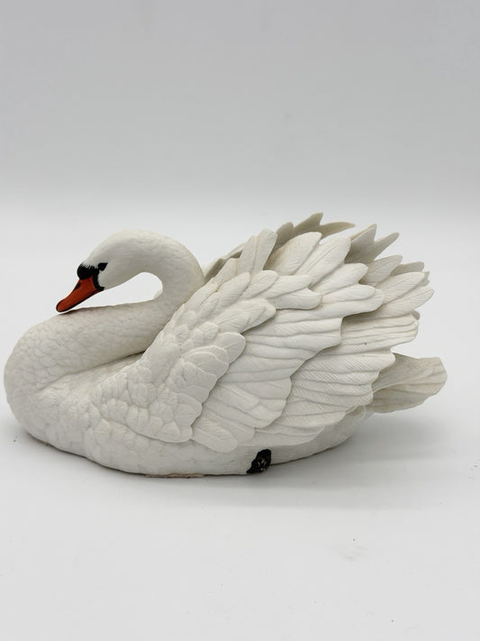 Lenox Fine Porcelain The Graceful Swan Figurine White 90s Vintage Matte