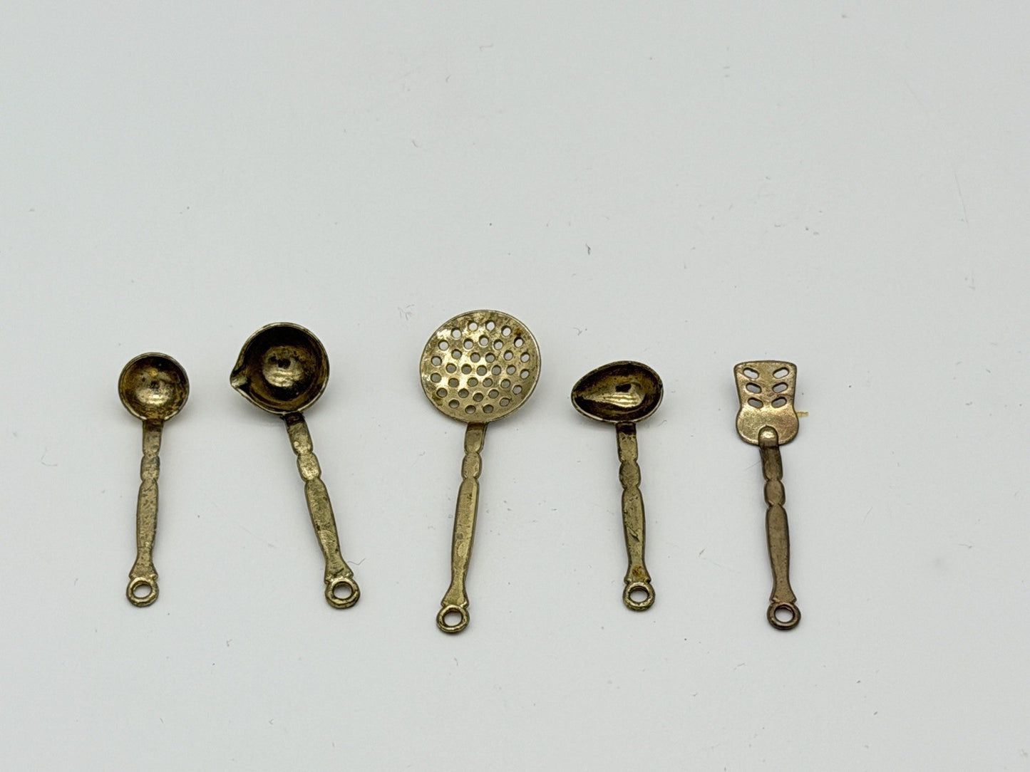 Vintage Bodo Hennig Dollhouse 1:12 5 PCs Kitchen Utensils Miniature Set