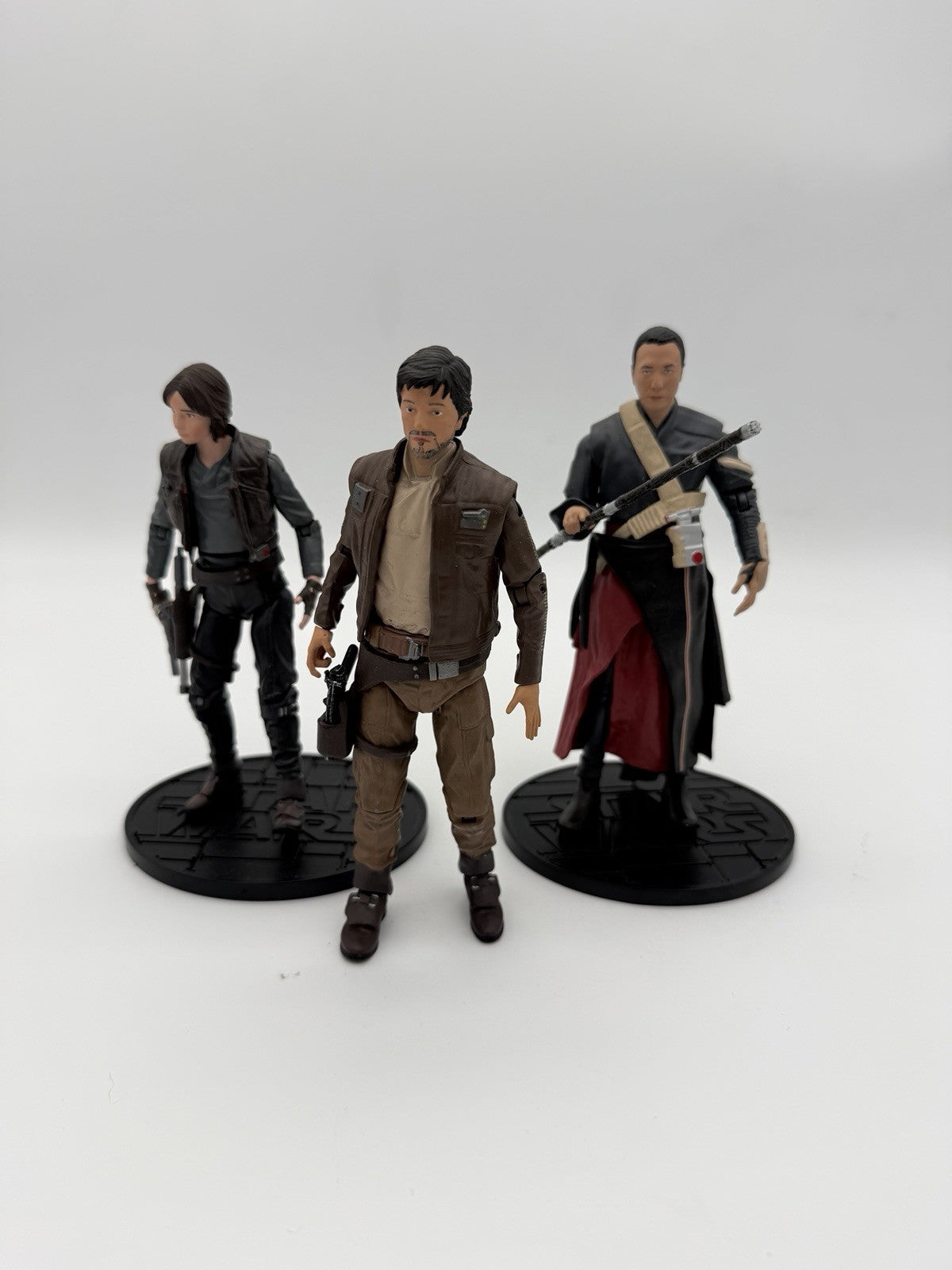 Star Wars die-cast action figures Disney Store Elite Jyn Erso Cassian Chirrut 3