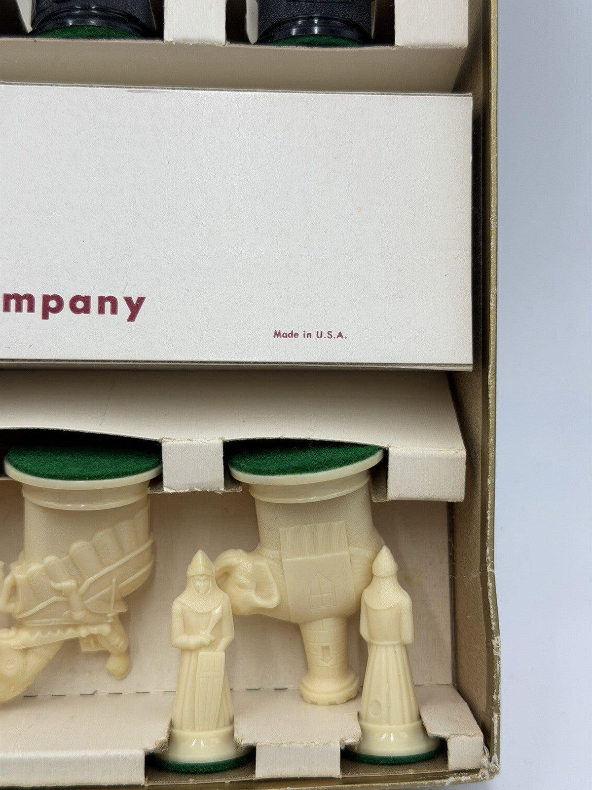 Vintage Florentine chessmen By Gallant Knight Chessmen Of Champions Game USA