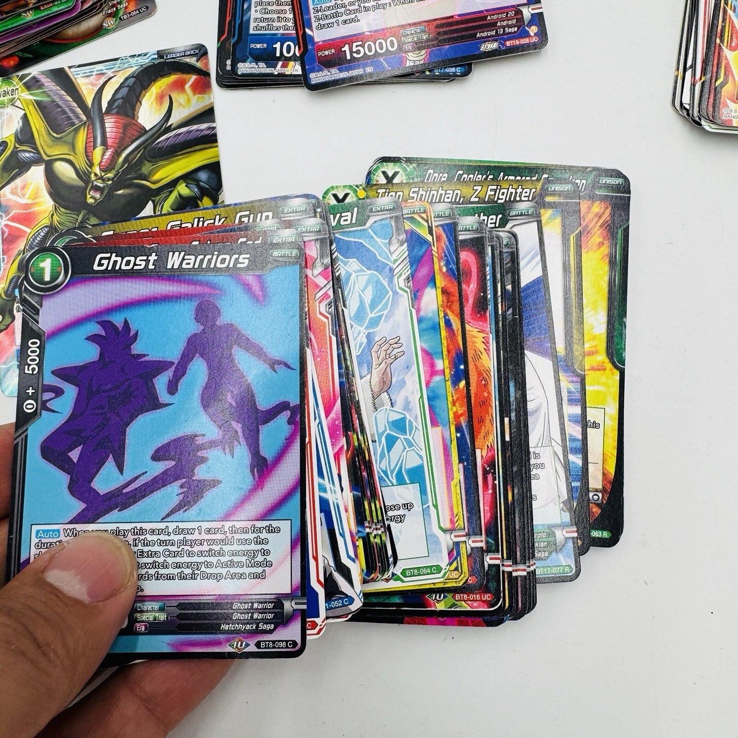 Dragonball Super Card Game Lot Bandai Made In Japan Hundreds Of Cards