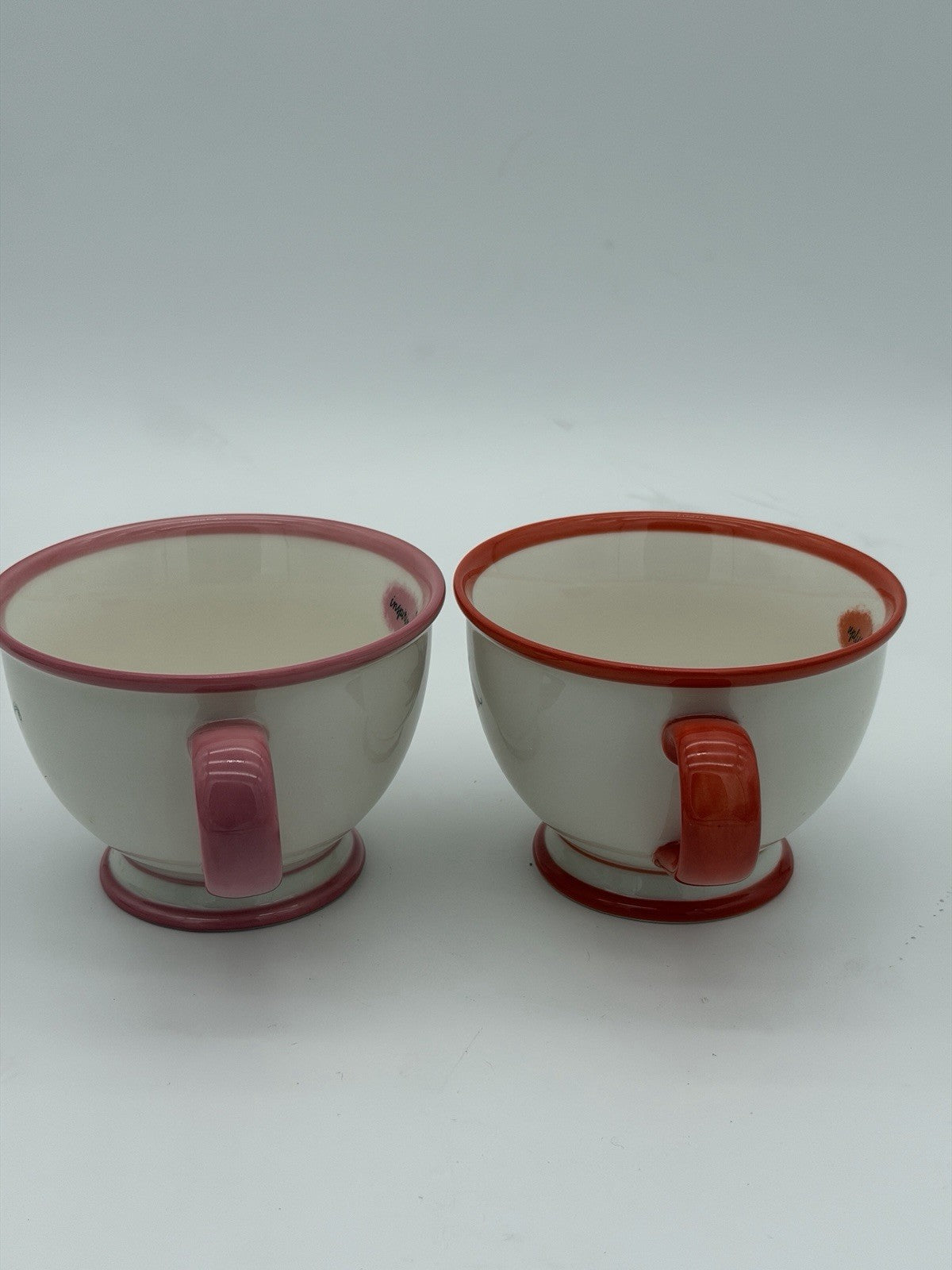 Starbucks Inspiring Uplifting 10oz Floral Footed Cup COFFEE TEA 2006 Floral Mugs