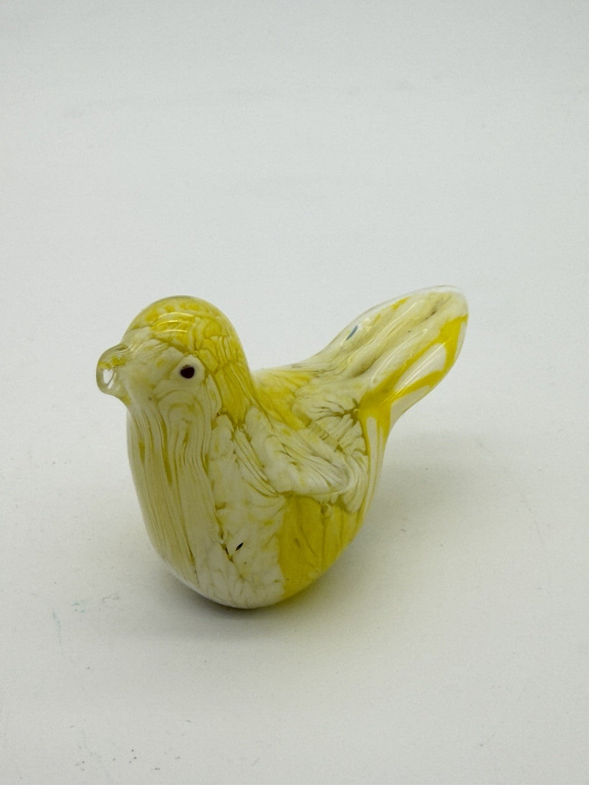Murano Italy Art Glass Hand Blown Yellow Canary Bird Figurine