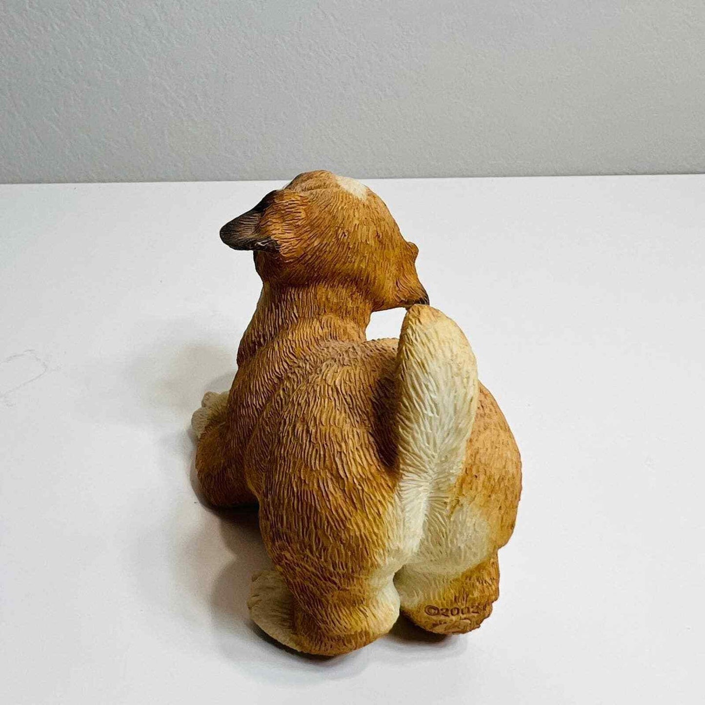 Country Artists Dog Figurine Bulldog Pup Hand Painted Home Decor