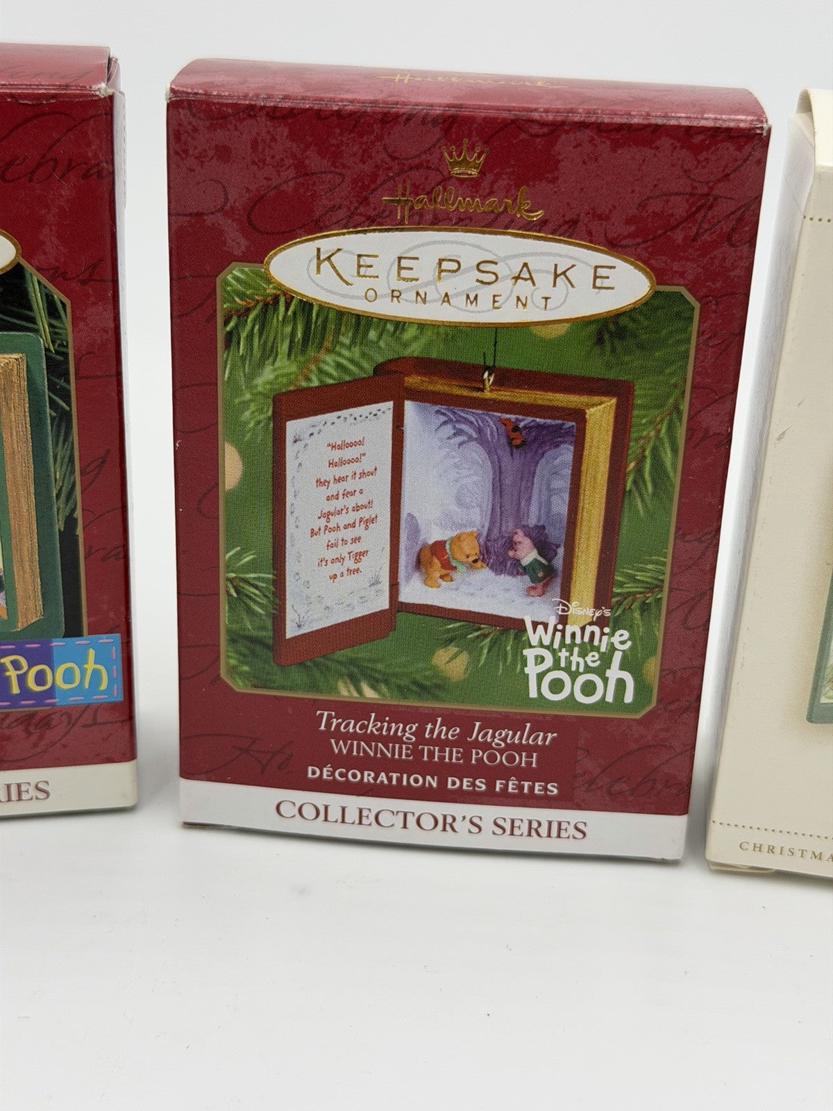 Hallmark Disney Winnie The Pooh Collector Series Mini Books Ornaments  6 Pcs
