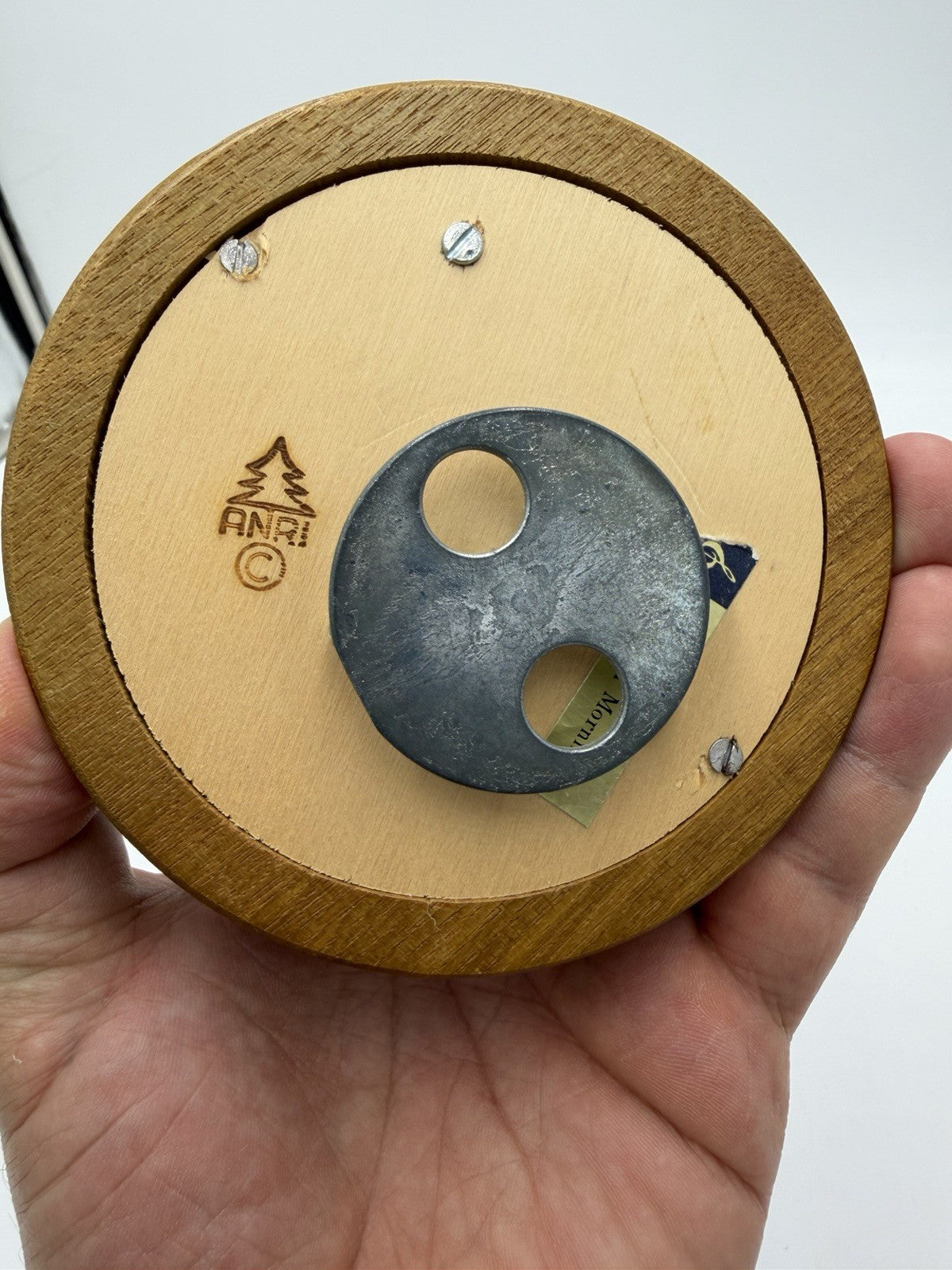 Anri Diller Italy Folk Art Ducks Pond Music Box Oh What Beauful Morn Hand Carved